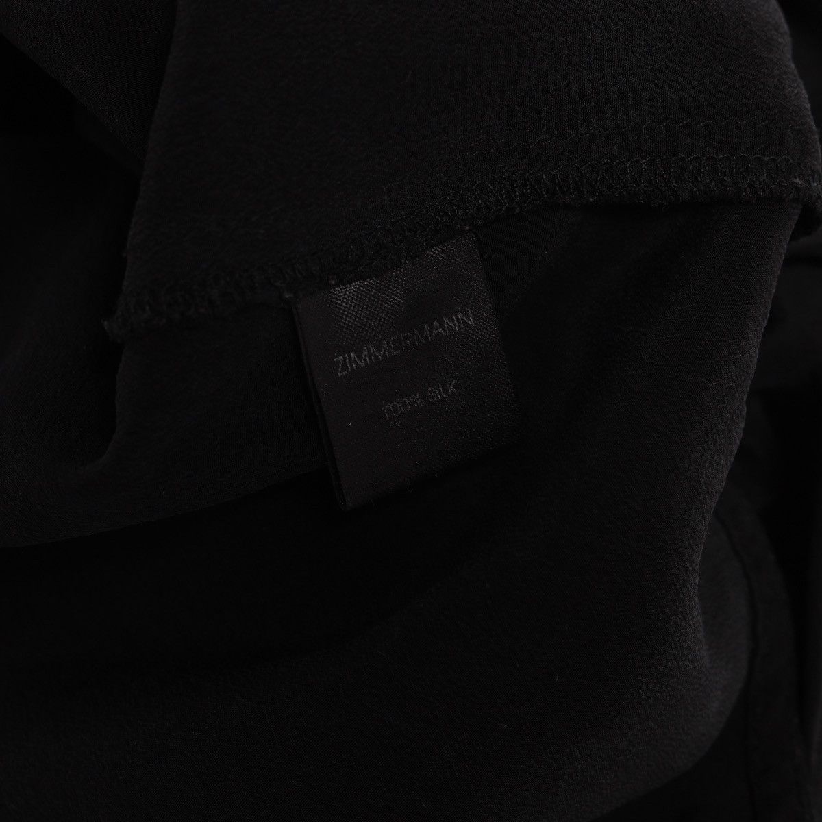 Zimmermann Zimmermann Washed Silk Black Top Shirt Size M / US 6-8 / IT 42-44 - 19 Thumbnail