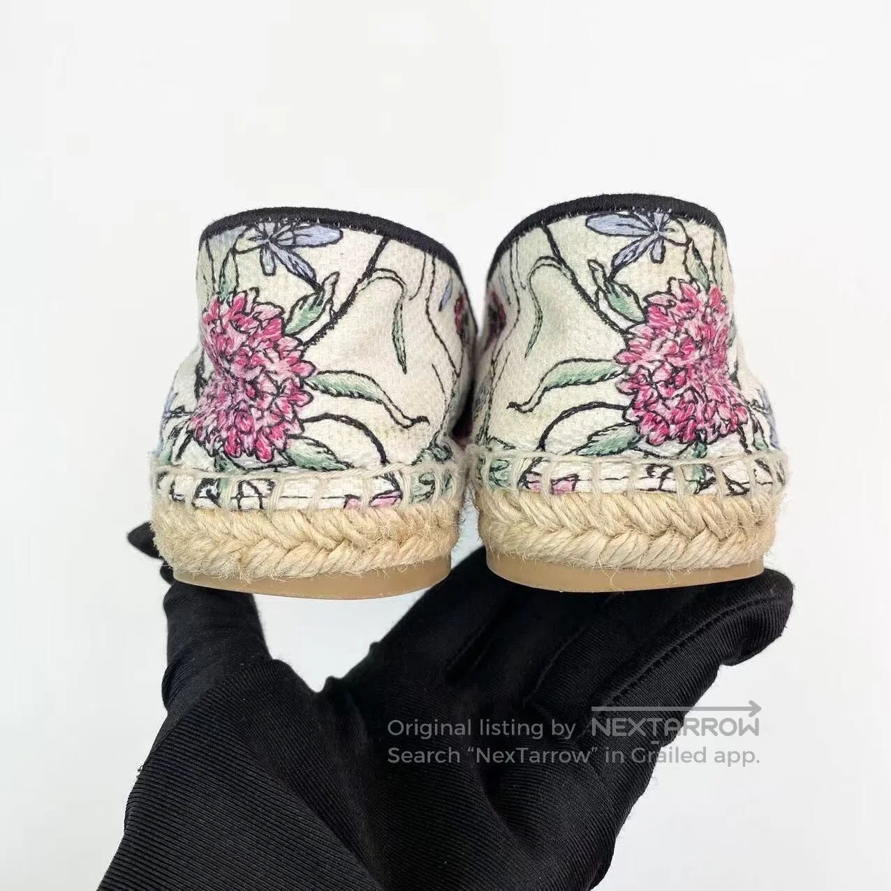 Dior Dior Floral embroidery slogan logo fisherman shoes| Size US 5.5 / IT 35.5 - 5 Thumbnail