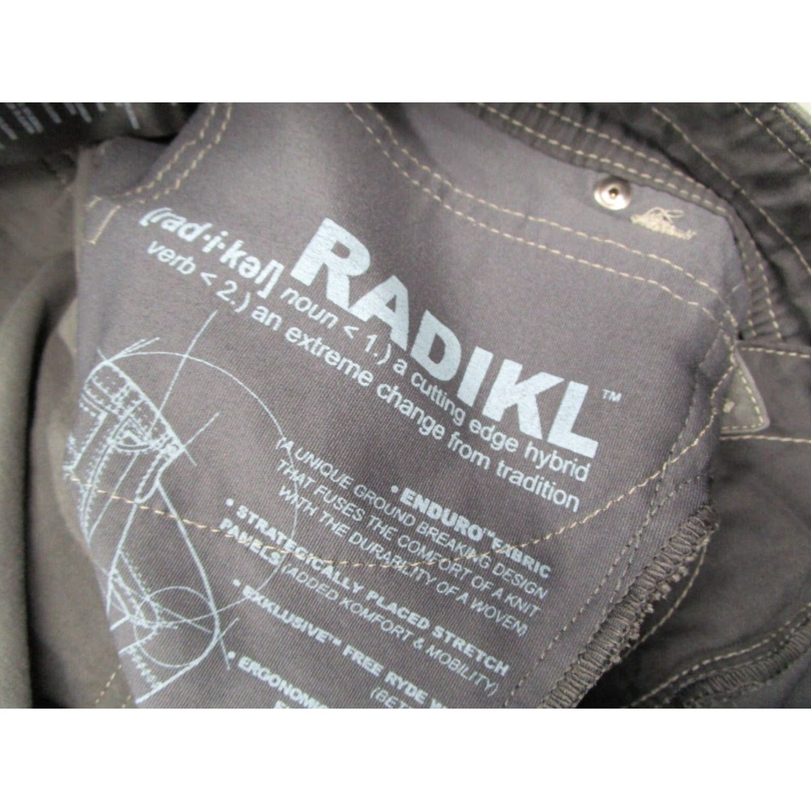 Vintage Kuhl Pants Mens 40 Gray Radikl Workwear Utility Outdoor Hike Stretch 40x32 Size US 40 / EU 56 - 4 Thumbnail