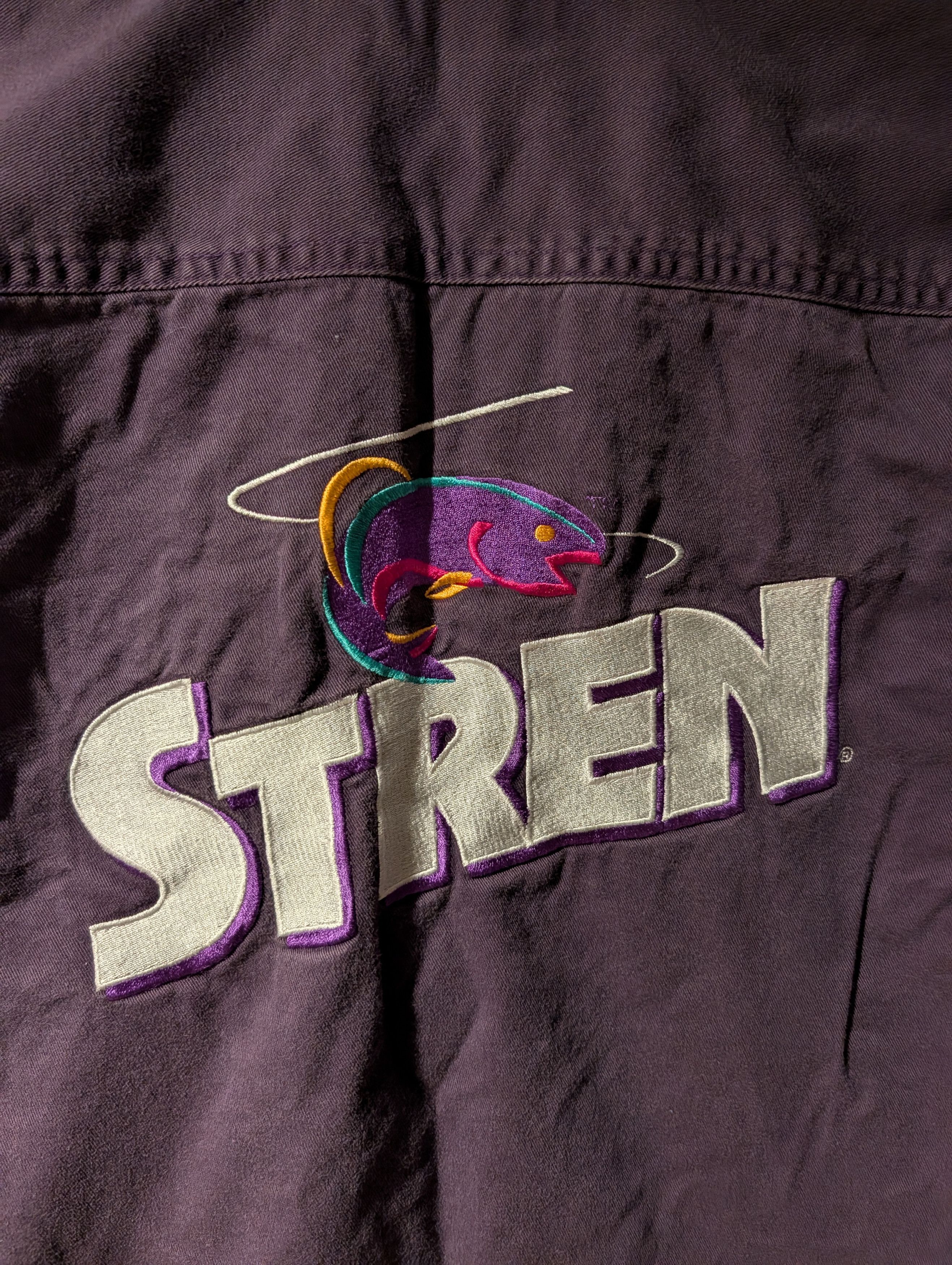 Vintage Vintage 90s Stren Sportsmaster Fishing Button Up Shirt Size US M / EU 48-50 / 2 - 2 Thumbnail