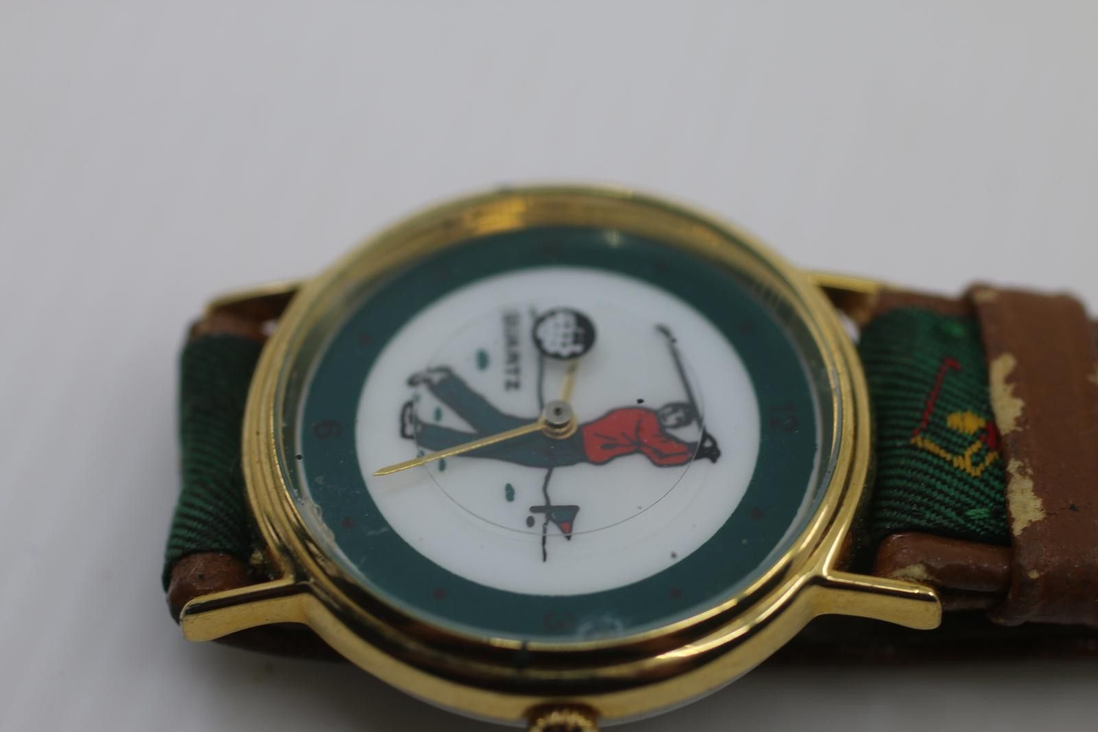 Other Vintage Majestron Quartz Golf Watch – Golfer Dial Strap Size ONE SIZE - 3 Thumbnail
