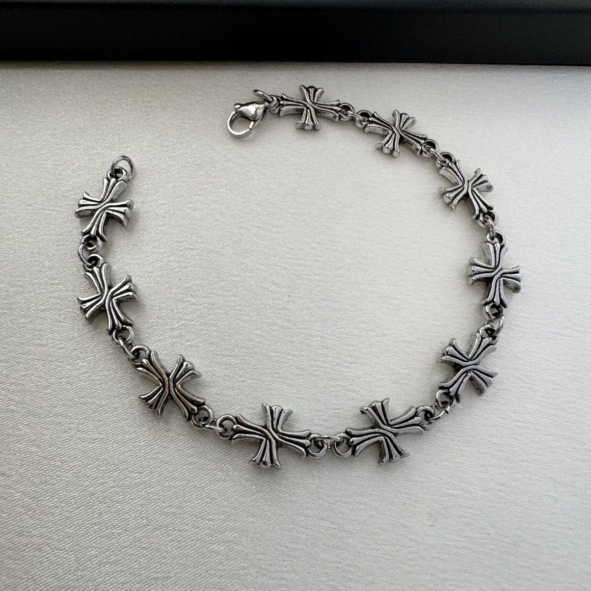 Other Cross Bracelet for Men Women,Punk Hip Hop Unisex Style Size ONE SIZE - 2 Thumbnail