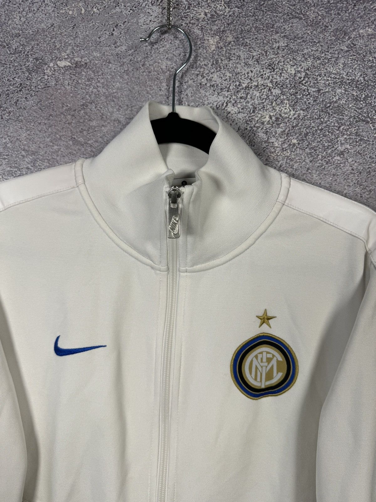 Nike × Vintage Nike Inter Milan 2009/10 Zip Up Training Track Jacket Small Size US S / EU 44-46 / 1 - 5 Thumbnail