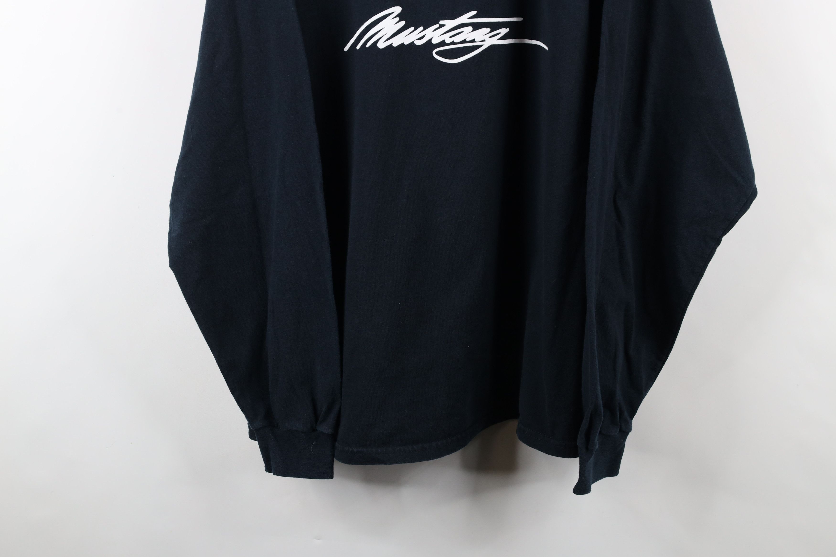 Vintage Vintage 90s Spell Ford Motors Mustang Long Sleeve T-Shirt Size US XXL / EU 58 / 5 - 3 Thumbnail