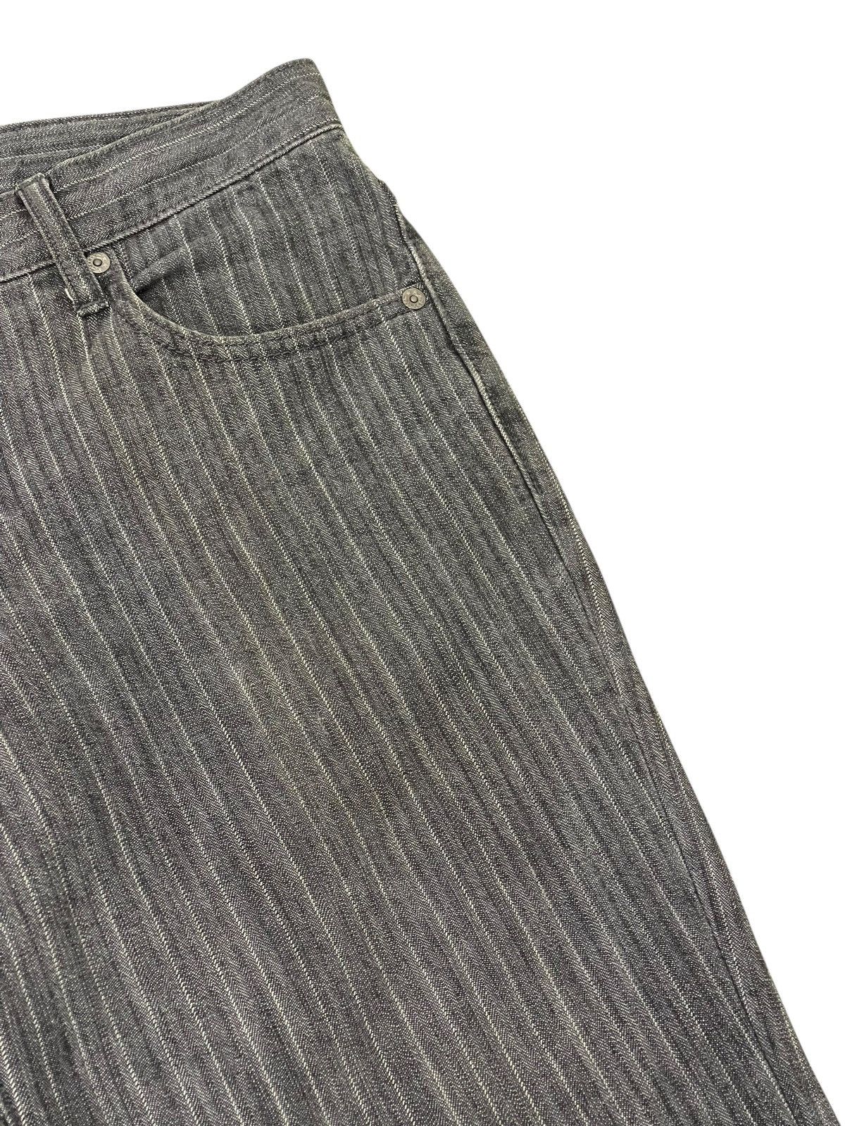 Japanese Brand Flare Jeans UJ Japan Herringbones Striped Boot Cut 2🟦4 Size US 34 / EU 50 - 17 Thumbnail