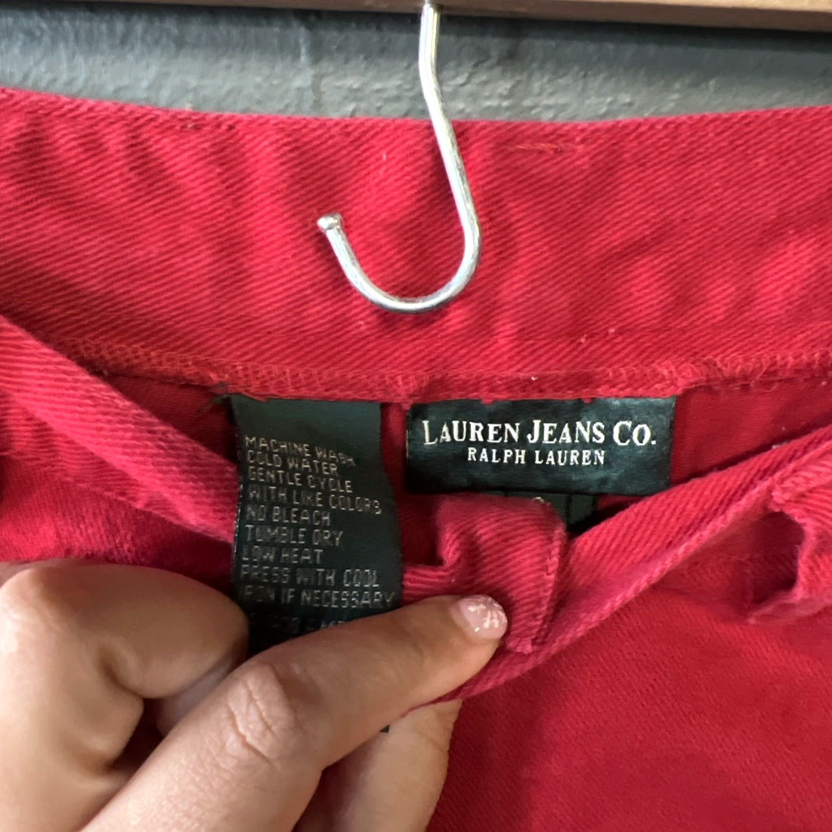 Ralph Lauren Ralph Lauren Womens Jeans LRL Lauren Jeans Co Red Denim Pants Size 8 Straight Leg Size 30" / US 8 / IT 44 - 2 Thumbnail