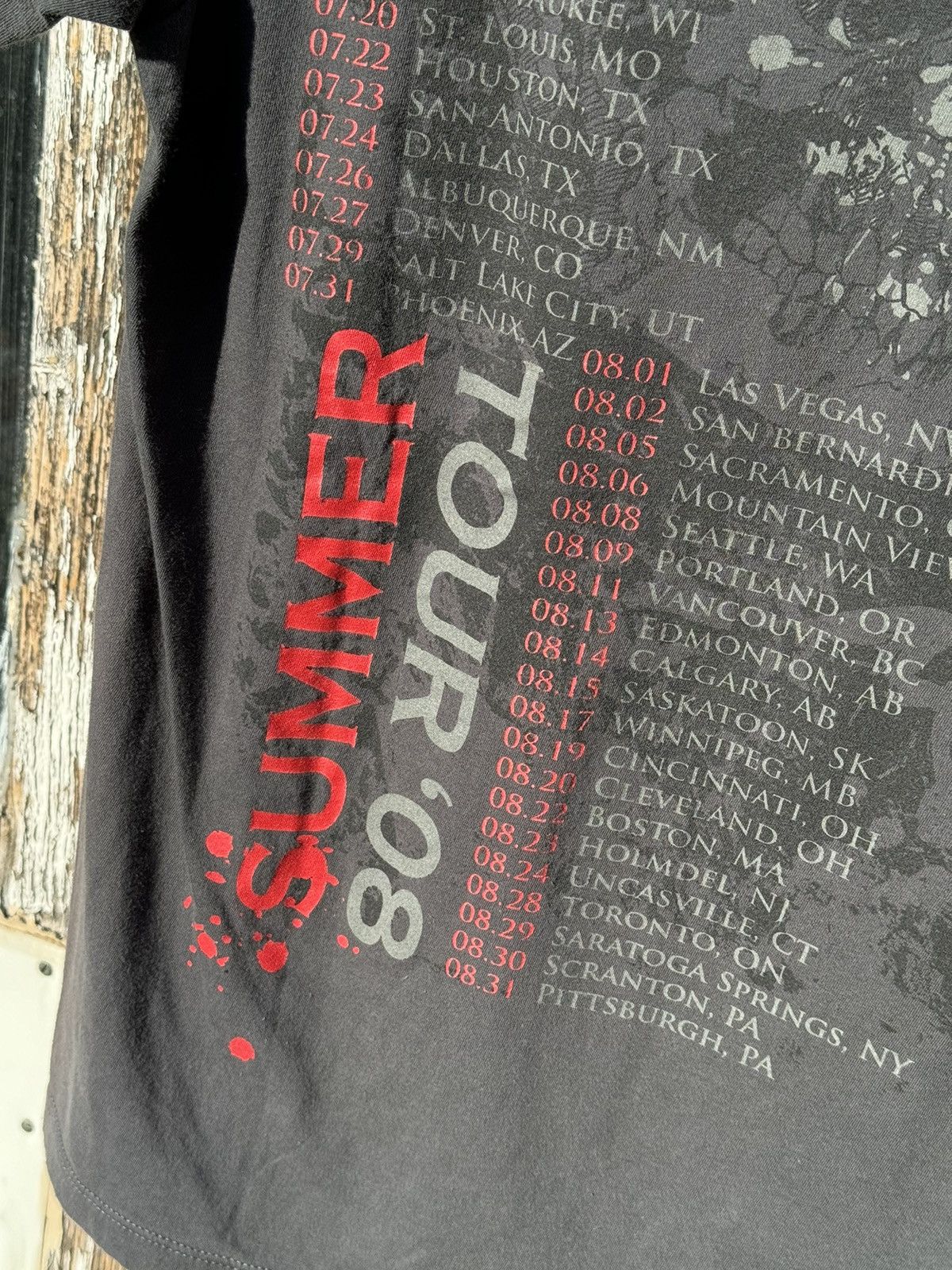 Band Tees Buckcherry 2008 tour tee tshirt Size US M / EU 48-50 / 2 - 4 Thumbnail