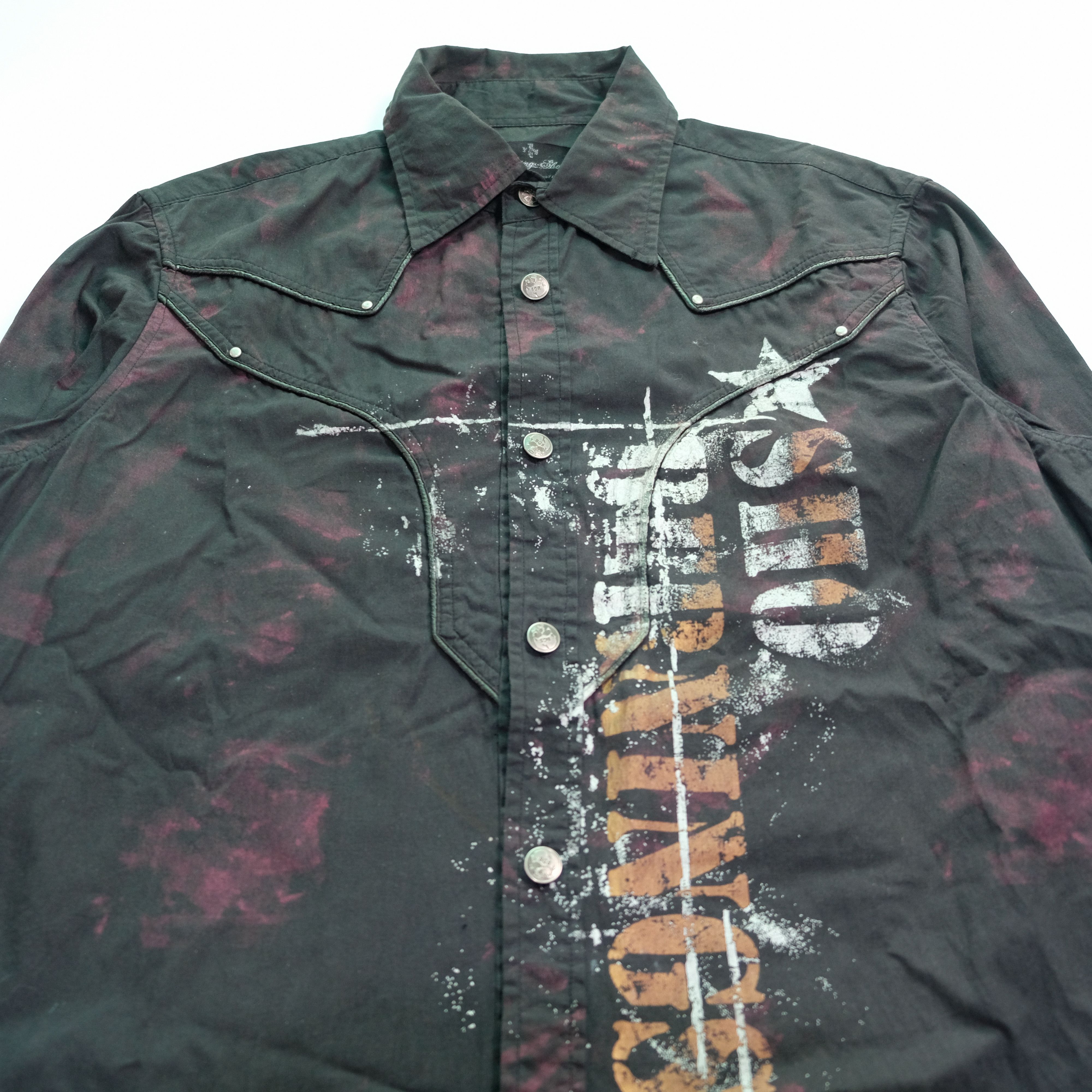 BERNINGS SHO Bernings sho gothic punk button up longsleeve shirt Size US M / EU 48-50 / 2 - 2 Thumbnail