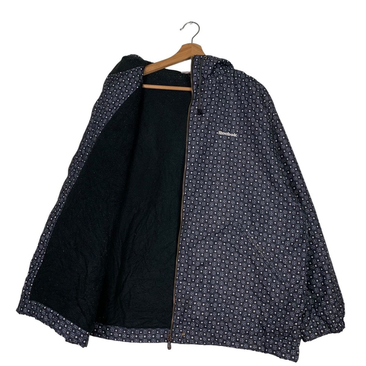 Reebok REEBOK Embroidery Logo Fullprint Hoodie Jacket #0063-C4 Size US XL / EU 56 / 4 - 11 Thumbnail