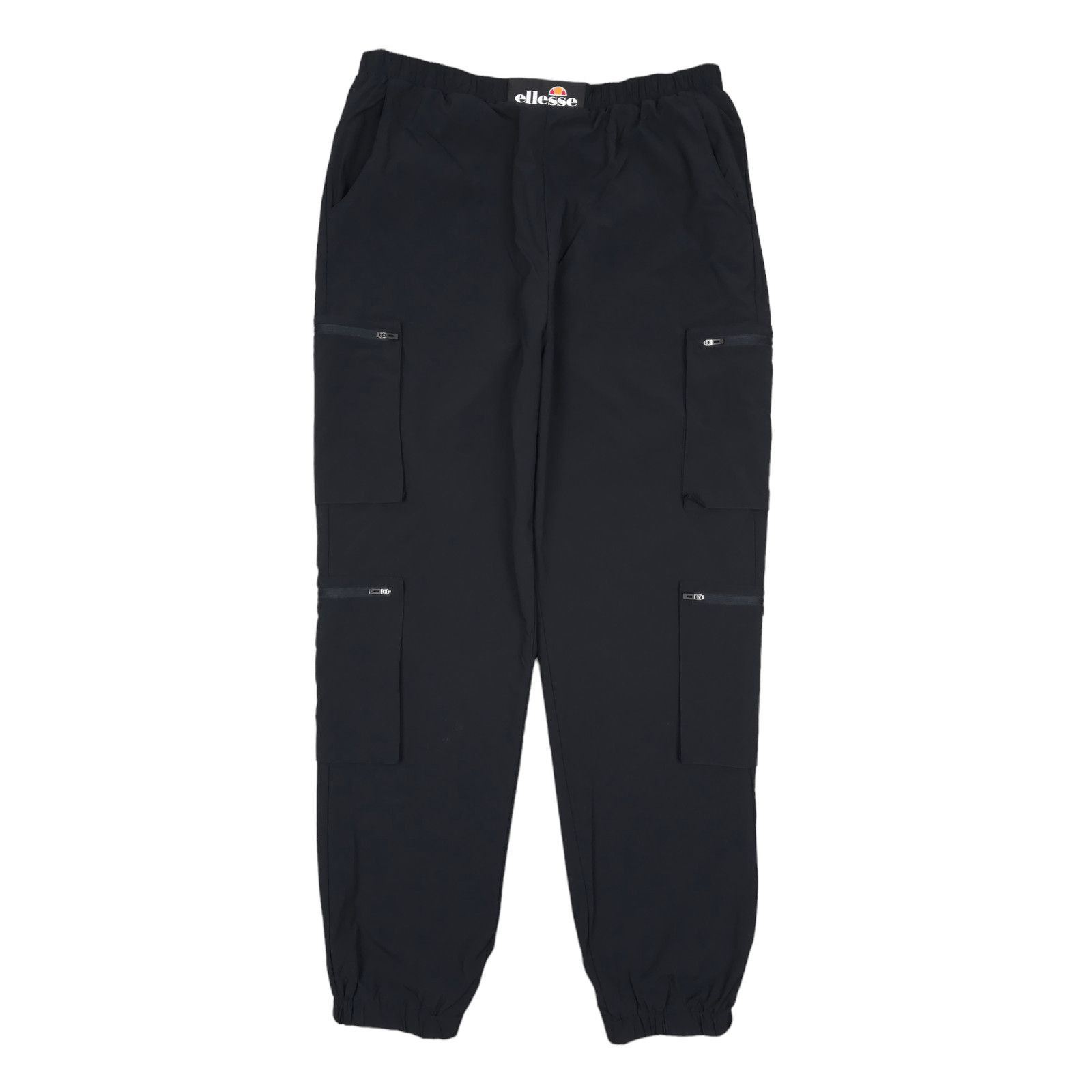 Ellesse × Vintage 💎 NEW Size XXL Ellesse Y2K Black Cargo Multi-pocket Pants Size US 36 / EU 52 - 2 Thumbnail