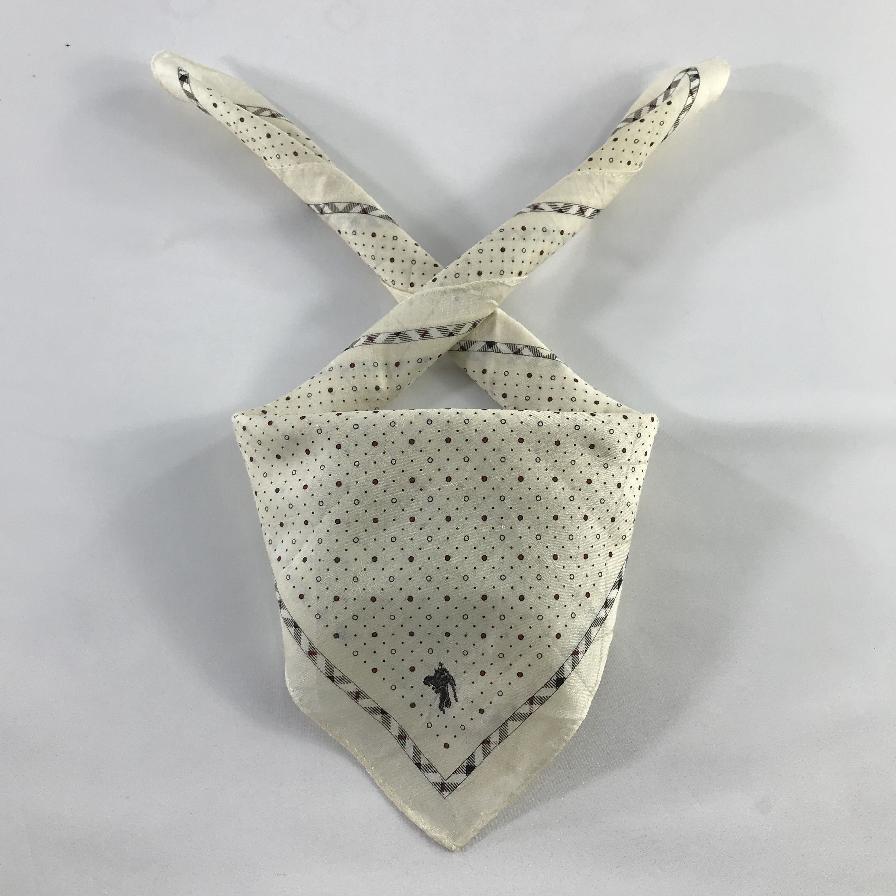Burberry × Vintage Burberry Bandana / Handkerchief / Neckerchief - S750 Size ONE SIZE - 3 Thumbnail
