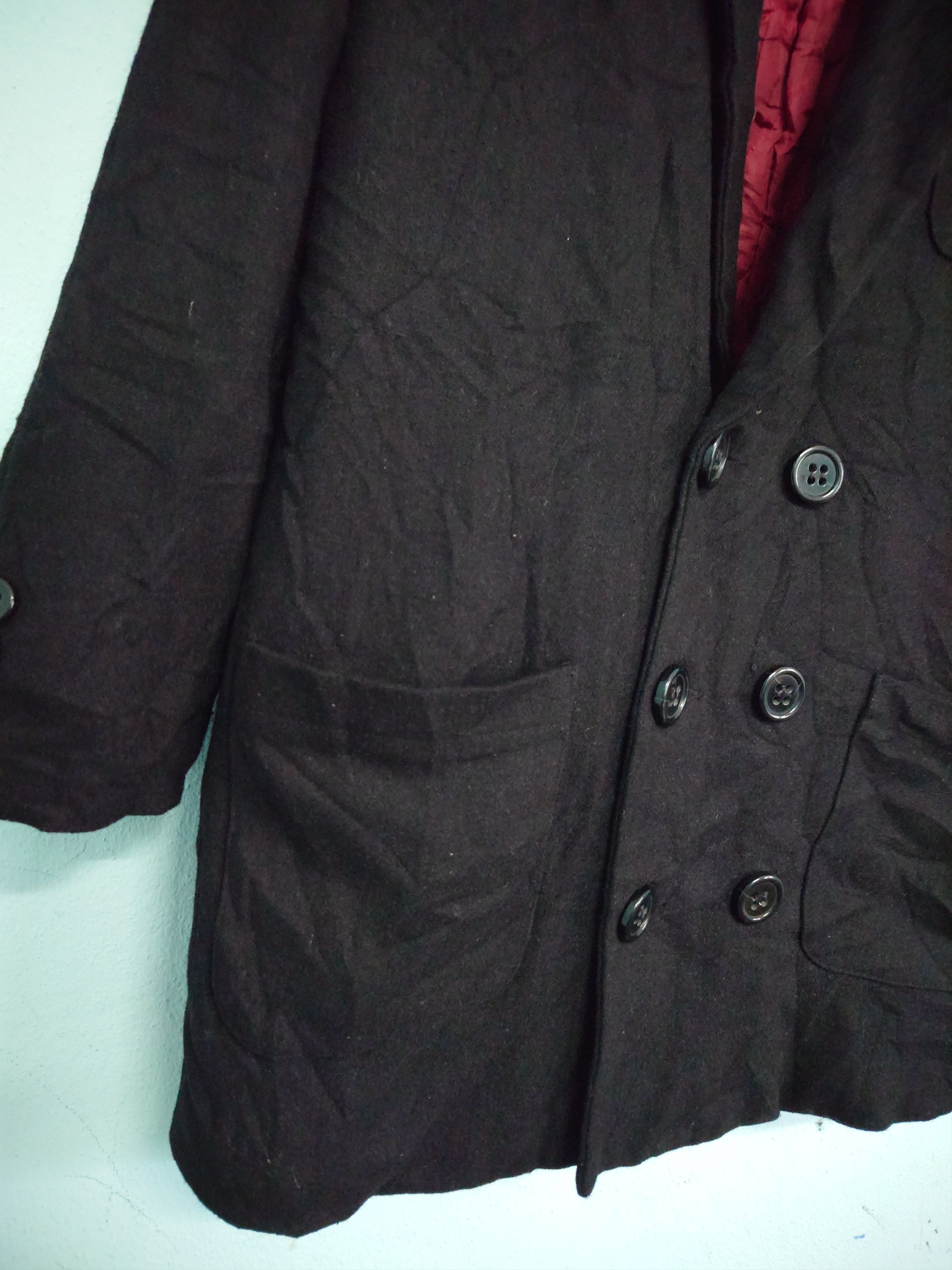 Undercover Undercoverism For Rebel 90s Distress Wool Blazer Jacket Size US M / EU 48-50 / 2 - 8 Thumbnail