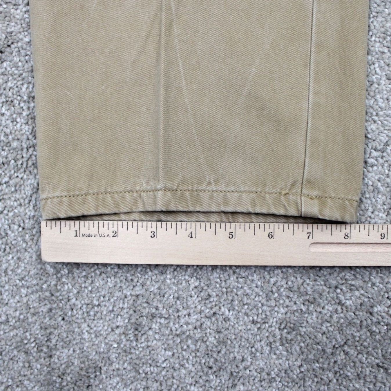 Peter Millar Peter Millar Pima Cotton Pants Men 36 Beige Flat Front Chino Straight 30" inseam Size US 36 / EU 52 - 5 Thumbnail