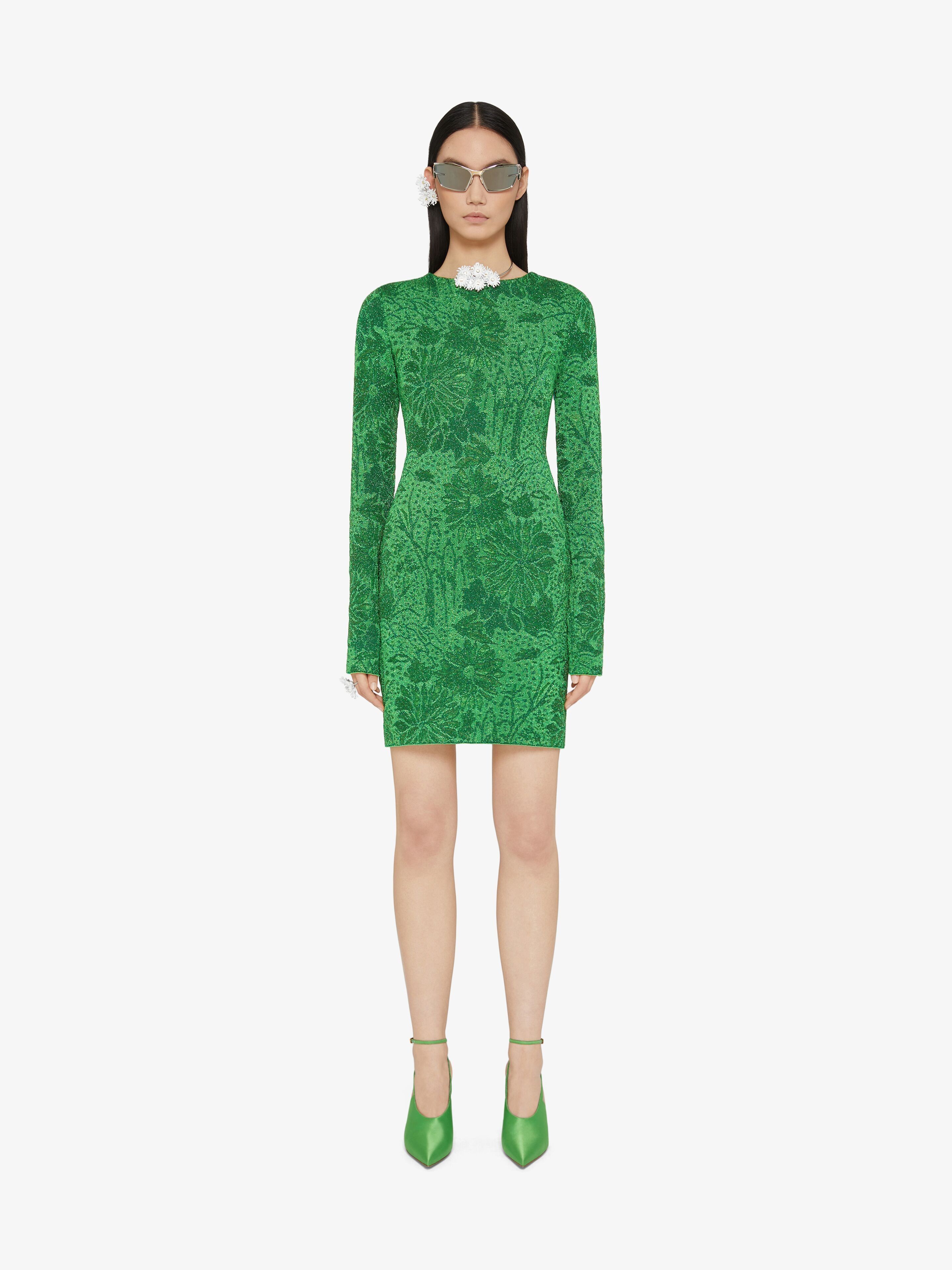 Givenchy o1y0925 Mini Dress in Green Size XS / US 0-2 / IT 36-38 - 3 Thumbnail