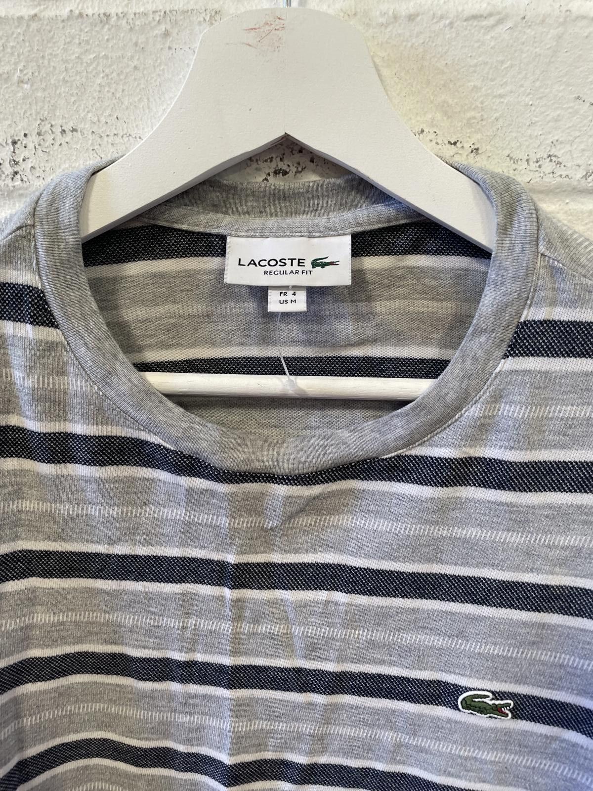 Lacoste Lacoste Men's Striped Crew Neck T-Shirt Size US M / EU 48-50 / 2 - 2 Thumbnail