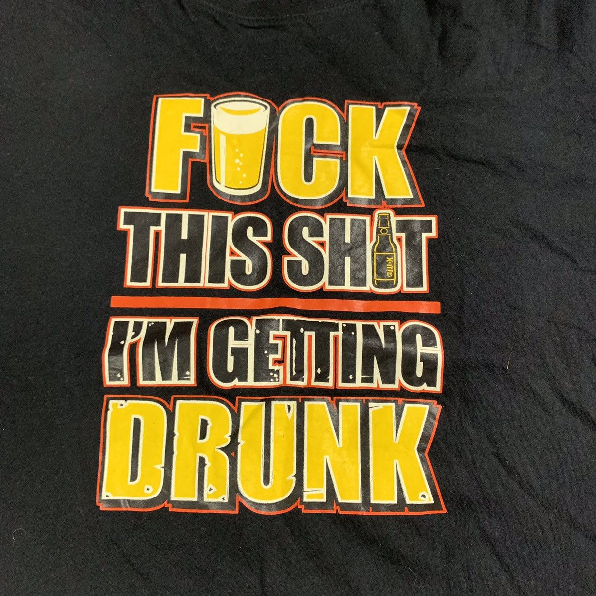 Vintage Vintage Y2K Graphic Tee Humor Streetwear Oversized Black XL Size US XL / EU 56 / 4 - 2 Thumbnail
