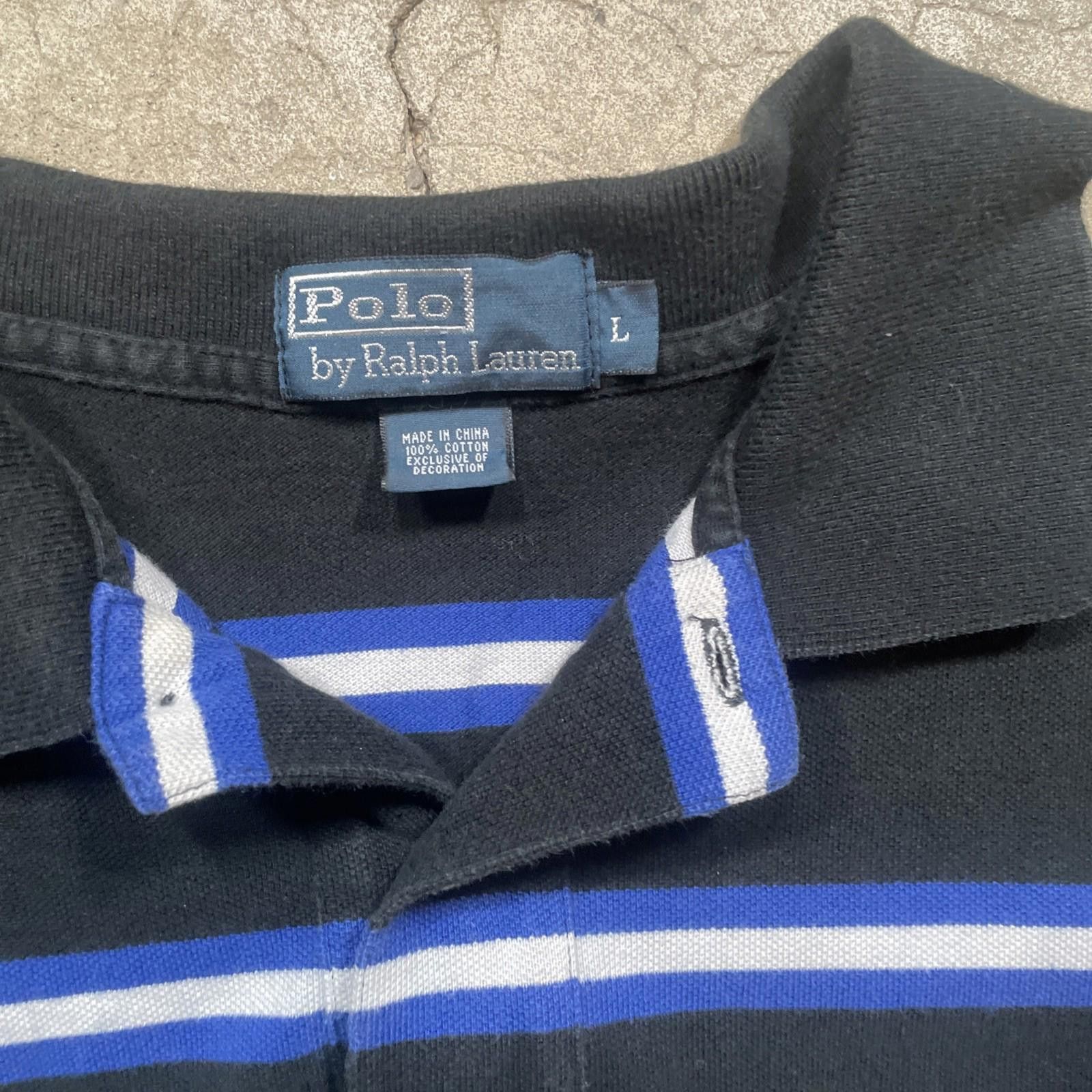 Polo Ralph Lauren Polo Ralph Lauren Blue Short Sleeve Polo Shirt Men's Large Size US L / EU 52-54 / 3 - 9 Thumbnail