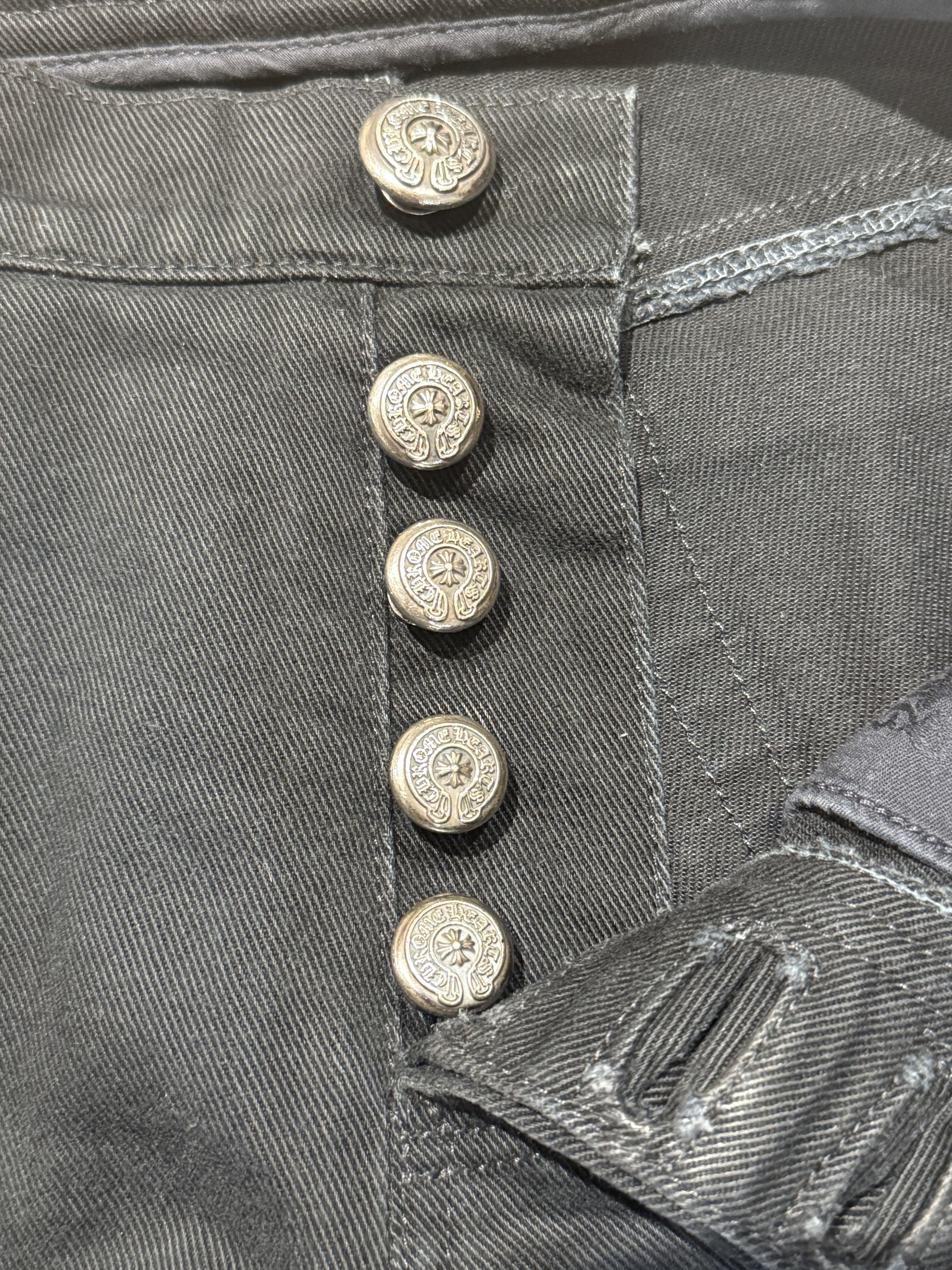 Chrome Hearts Chrome Hearts Fleur Knee Denim Size US 30 / EU 46 - 5 Thumbnail