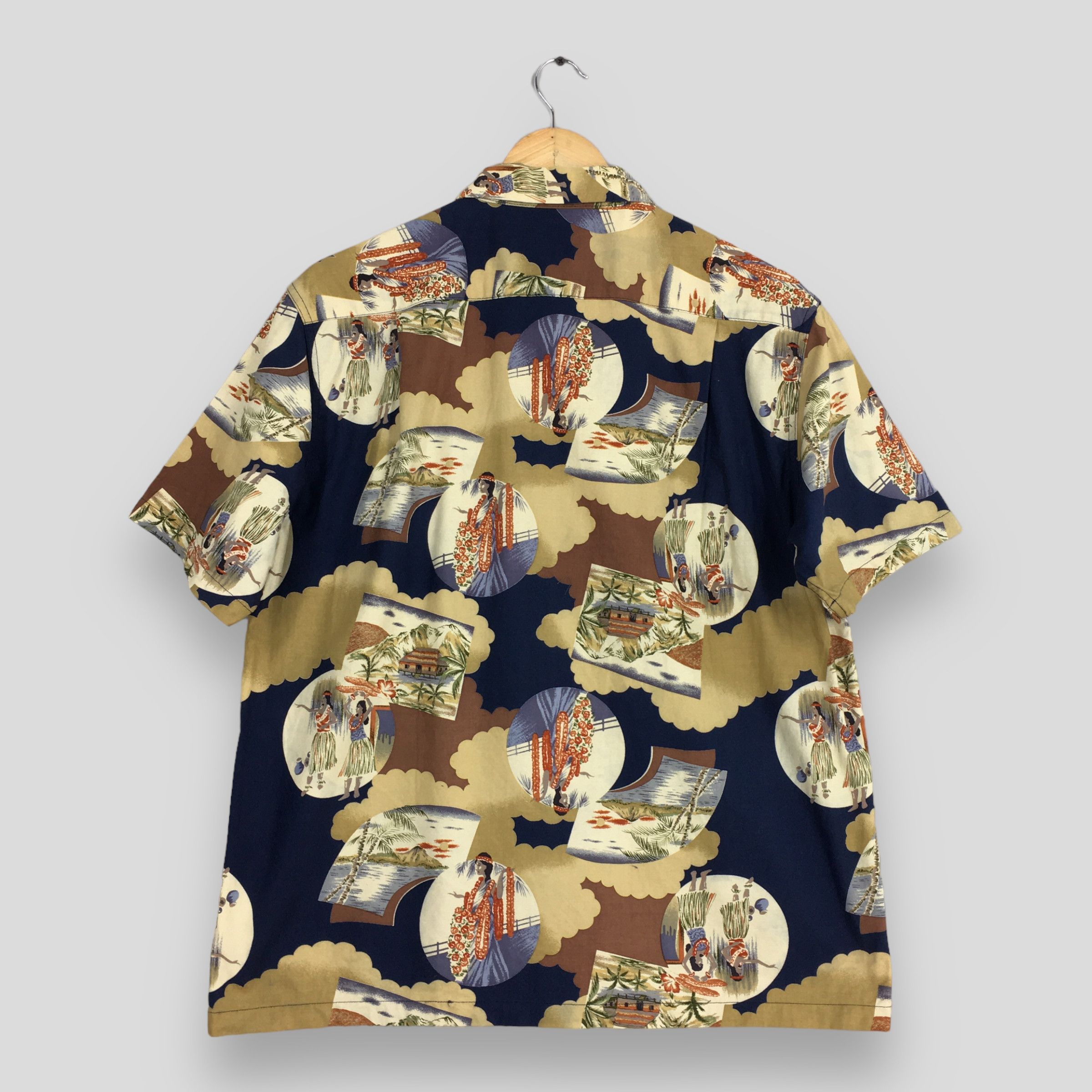 Life's a Beach Vintage Kearney House Hula Girl Aloha Cotton Shirt Medium Size US M / EU 48-50 / 2 - 7 Thumbnail