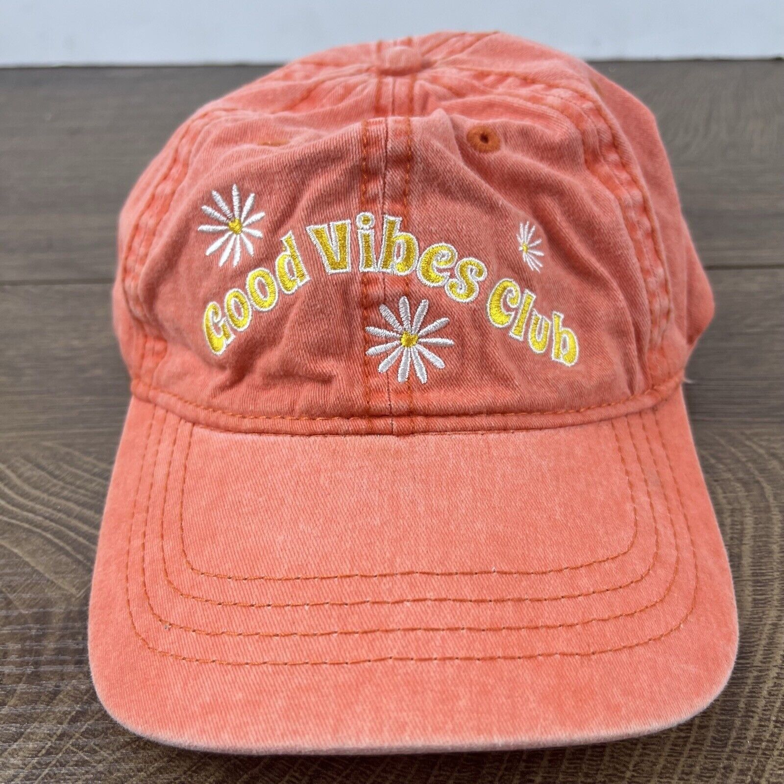 Other Good Vibes Club Hat Adjustable Hat Orange Adjustable Hat Adu Size ONE SIZE - 5 Thumbnail