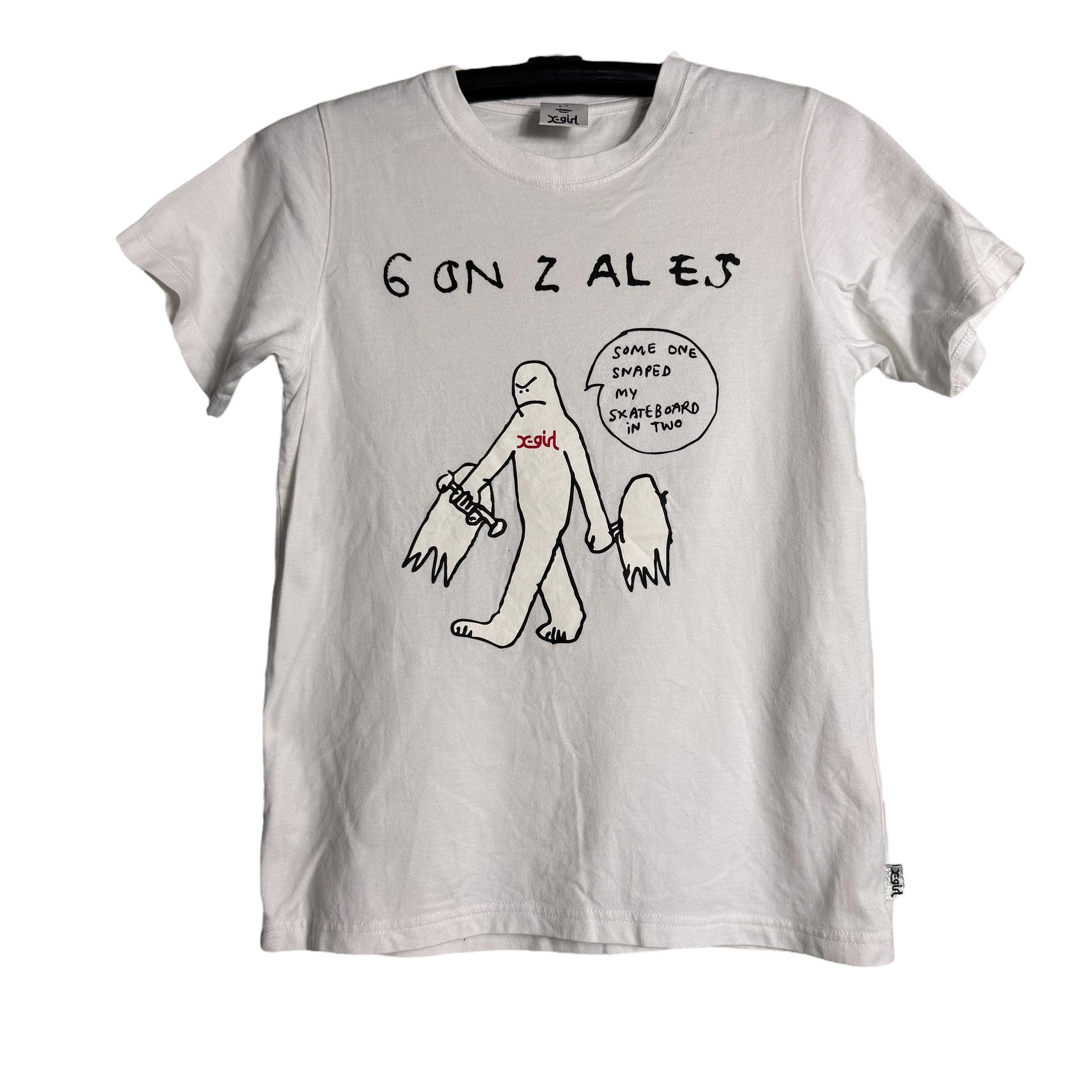 X-Girl 🔥RARE🔥X-Girl x Mark Gonzales Streetwear T-shirt Size XS / US 0-2 / IT 36-38 - 1 Thumbnail