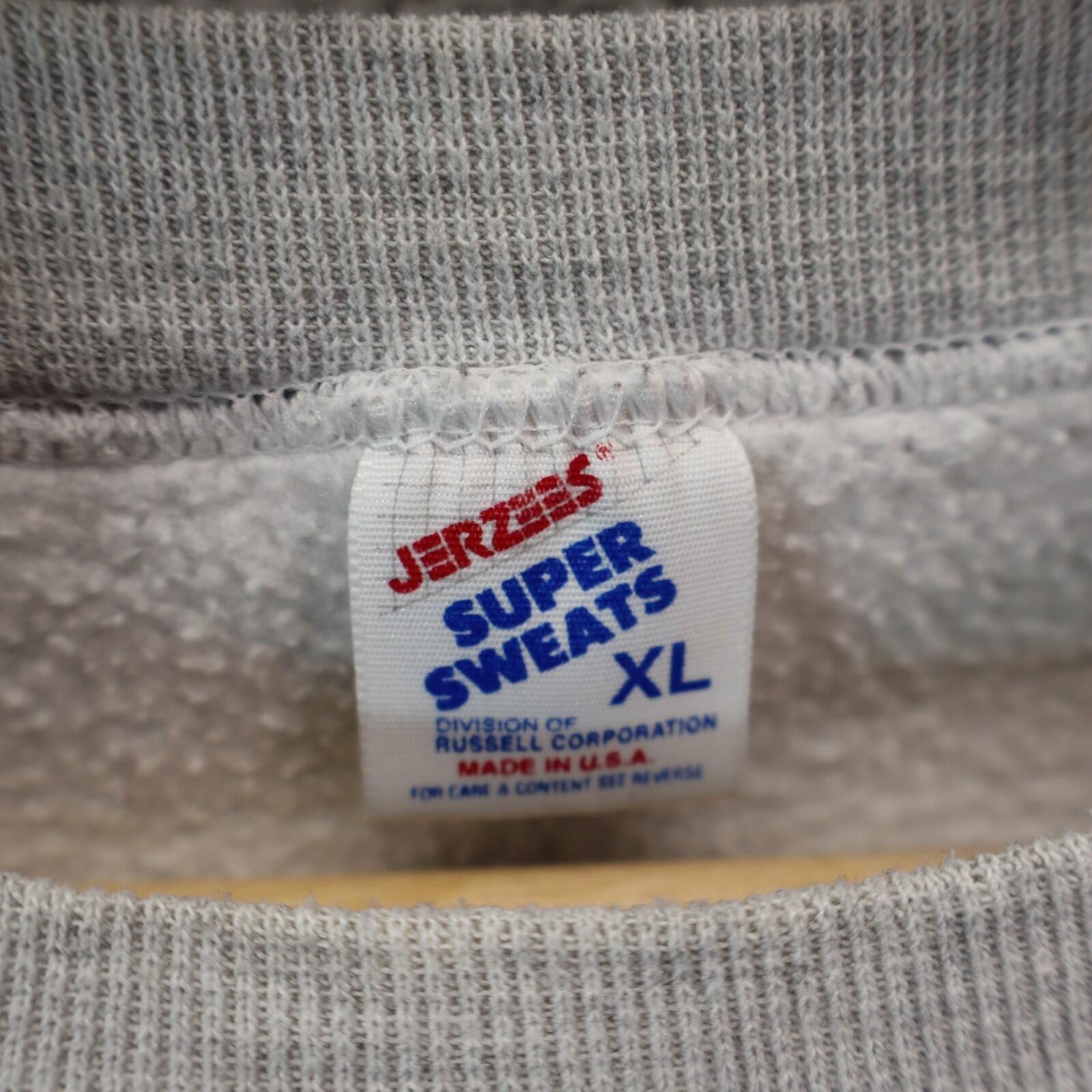 Jerzees Sweater XL Cardinal Newman VTG Grey Heather Granola Jerzees Size US XL / EU 56 / 4 - 7 Thumbnail