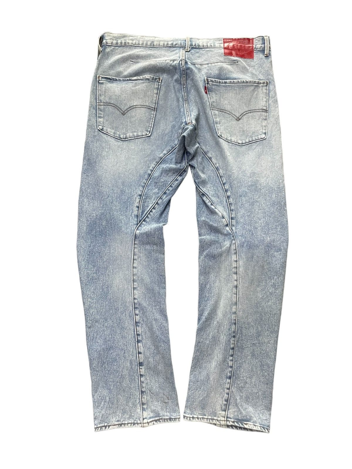 Edwin × Levi's × Vintage Y2k vintage LEVIS engineered curved Leg dirty denim pants Size US 34 / EU 50 - 2 Thumbnail
