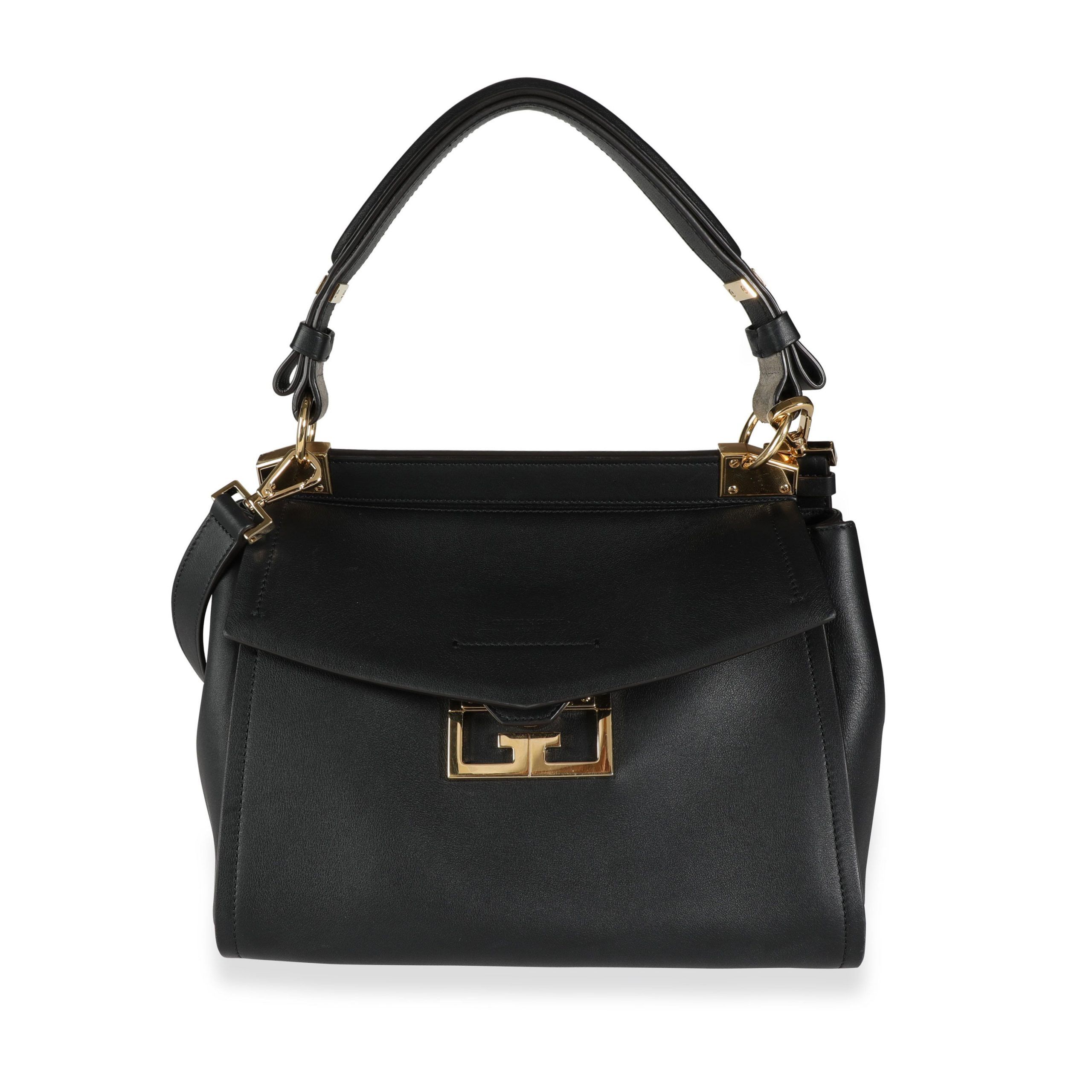 image of Givenchy Black Calfskin Small Mystic Bag, Women's