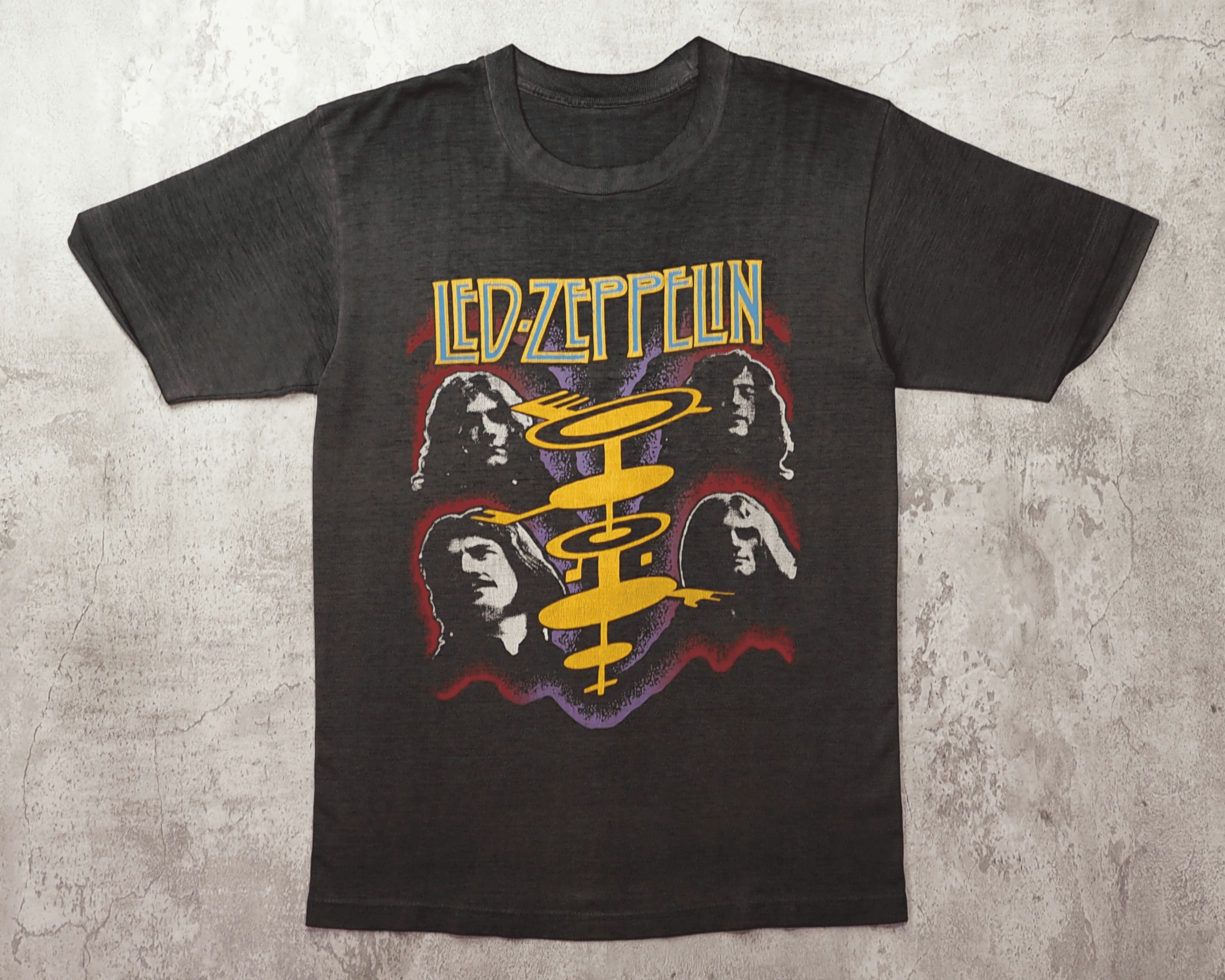 Vintage Vintage 1990s Led Zeppelin Bootleg Shirt M Size US M / EU 48-50 / 2 - 1 Thumbnail