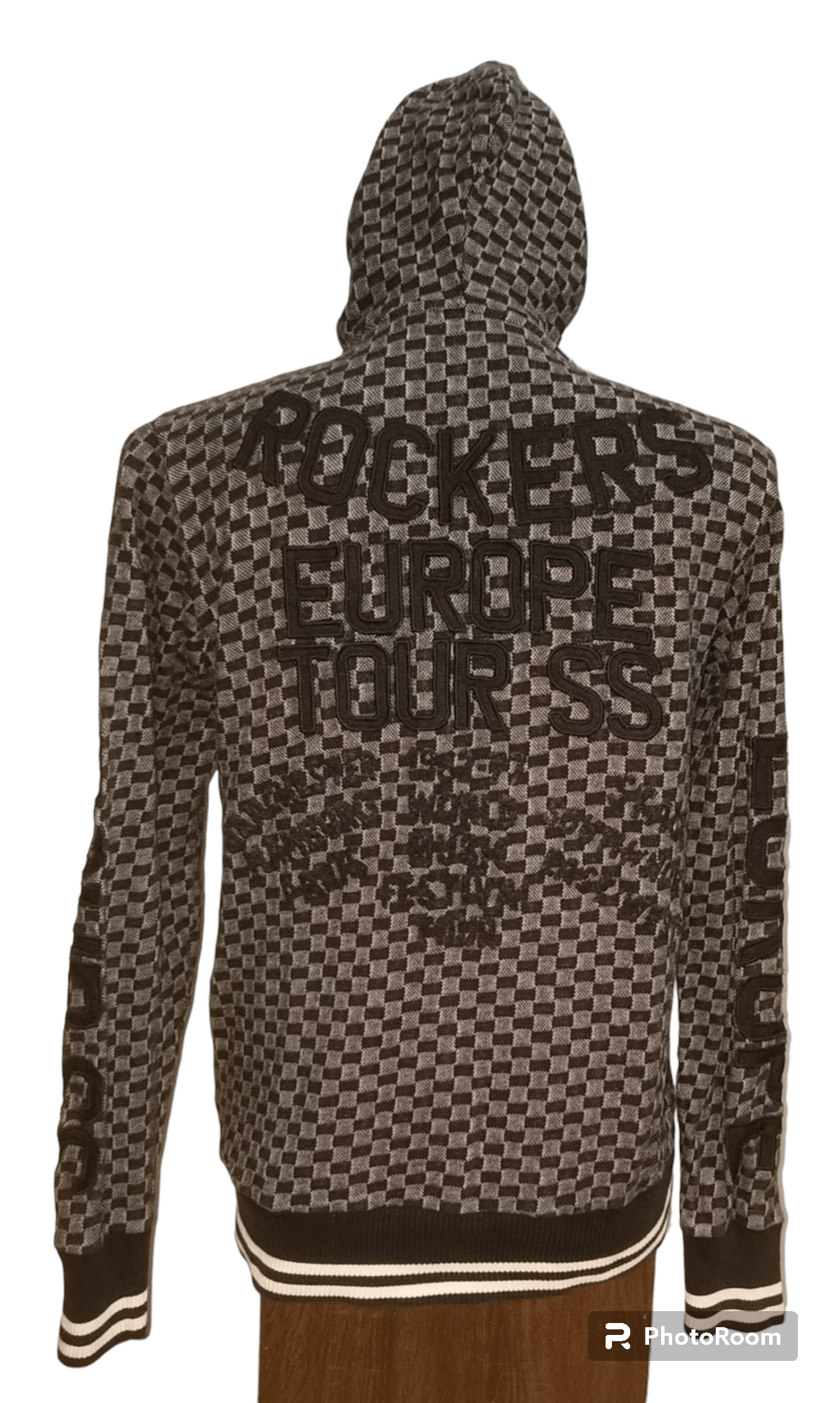 ROCKER EUROPE TOURS HOODED SWEATSHIRT JACKET