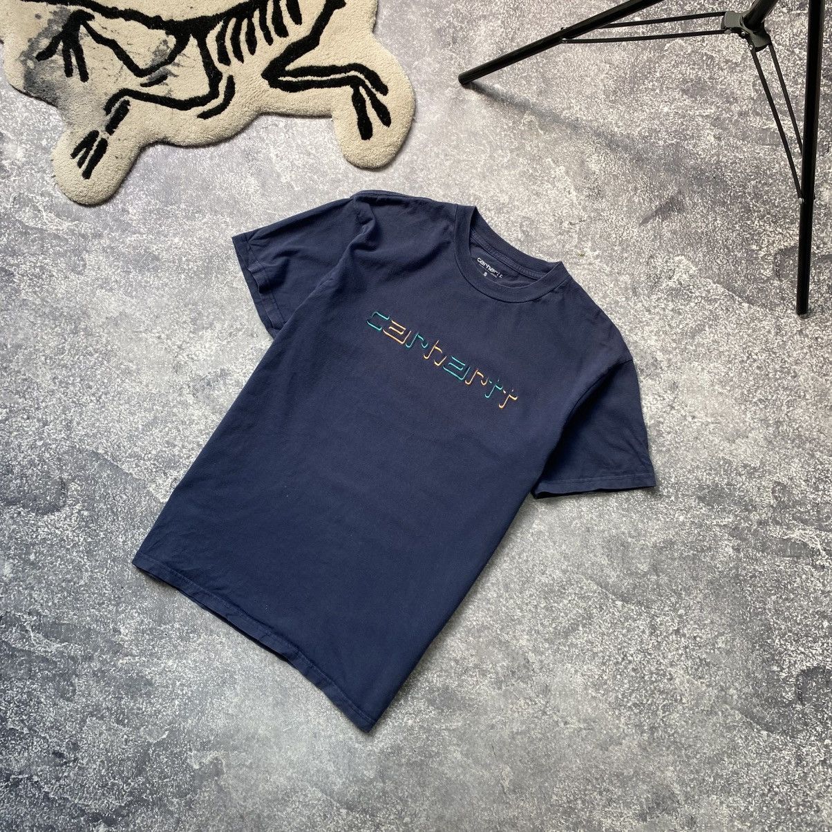 Carhartt Wip × Vintage Vintage Carhartt WIP Big logo y2k Streetwear tee Size US S / EU 44-46 / 1 - 1 Thumbnail