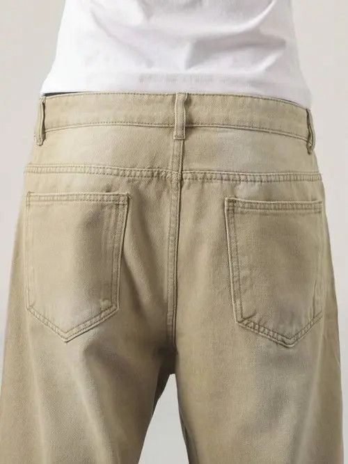 Jean Washed Baggy Denim Jeans Stacked Skate Size US 34 / EU 50 - 3 Thumbnail