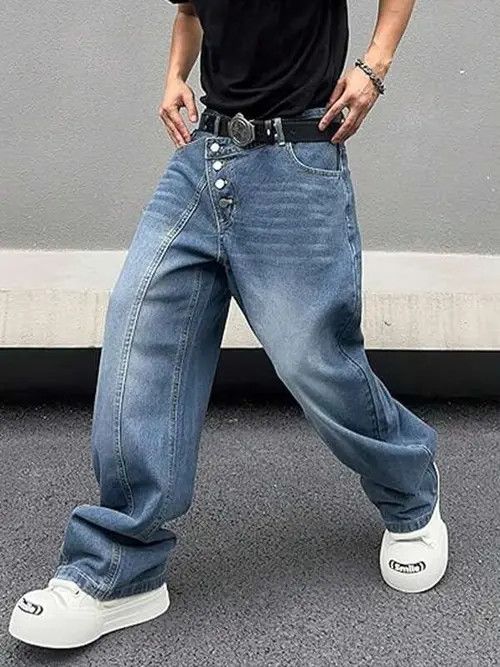 Jean Designer Japanese Y2K vintage jeans pants Size US 35 - 1 Thumbnail