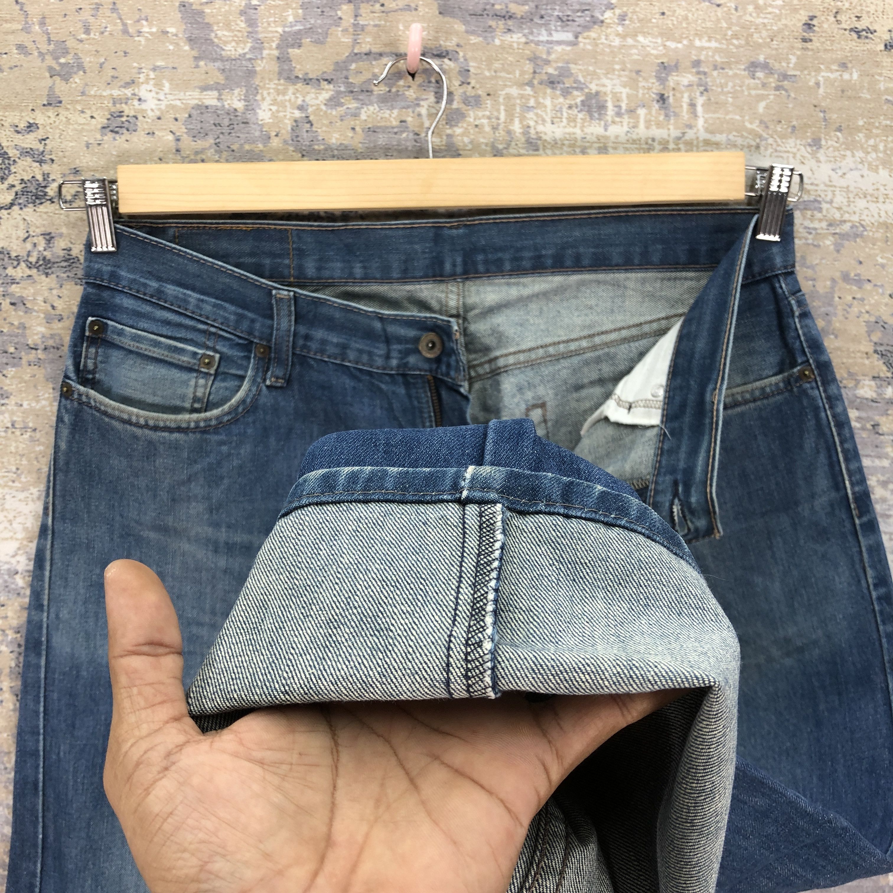 Levi's Vintage Y2K Levis 514 Faded Jeans Levi's Stone Wash Denim Size US 35 - 8 Thumbnail