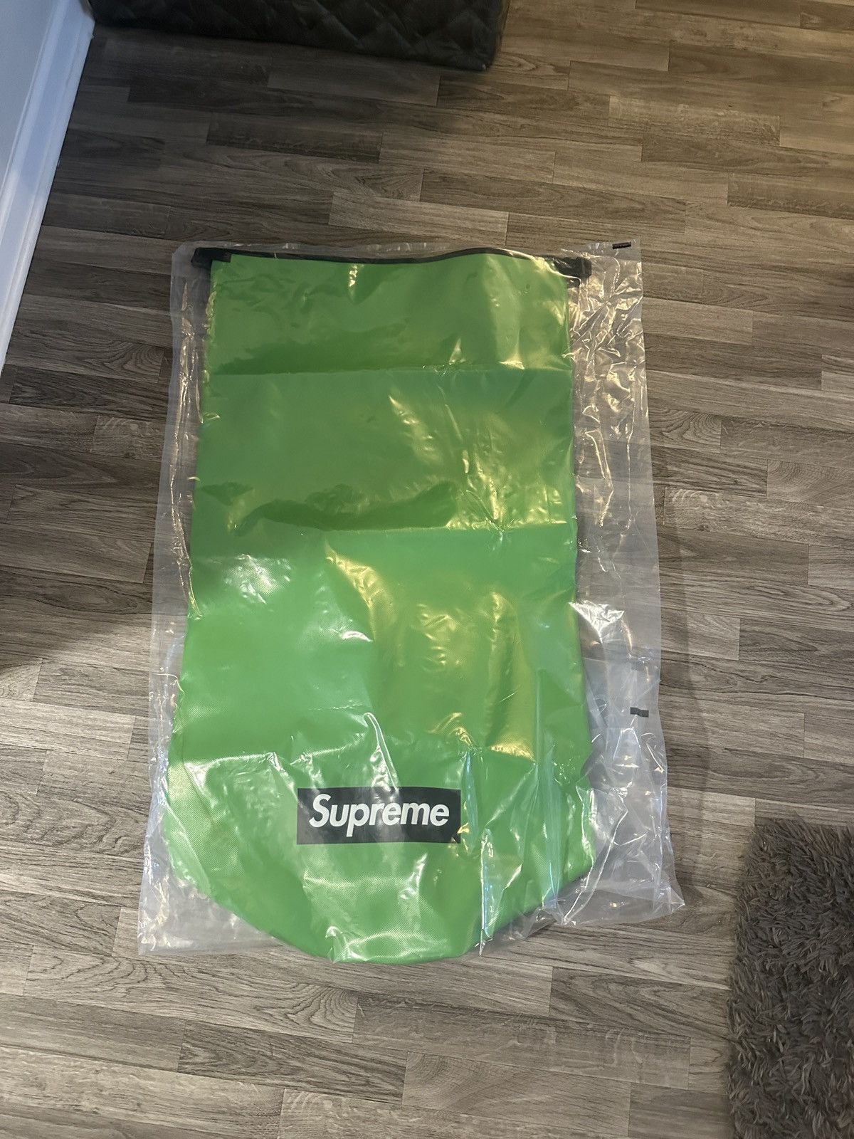 image of Supreme Ortlieb Large Rolltop Backpack in Green, Men's (Size 46)