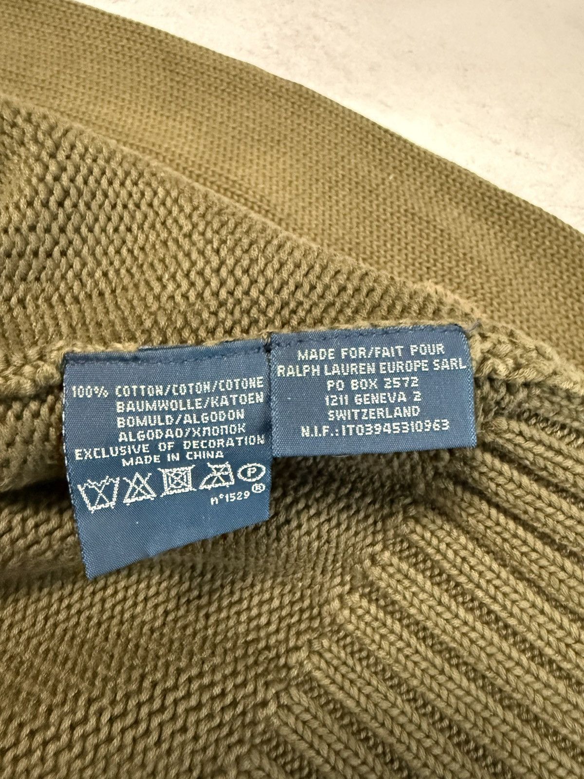 Vintage Vintage Polo Ralph Lauren Sweater Knit Zip 1/3 Mens 90s Size US M / EU 48-50 / 2 - 12 Thumbnail