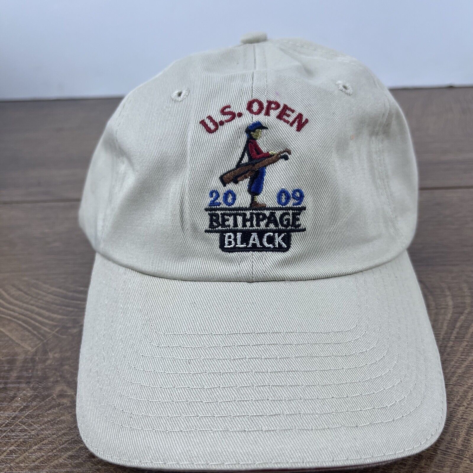 Other 2009 US Open Bethpage Black Hat Adjustable Hat Tan Brown Hat Size ONE SIZE - 3 Thumbnail