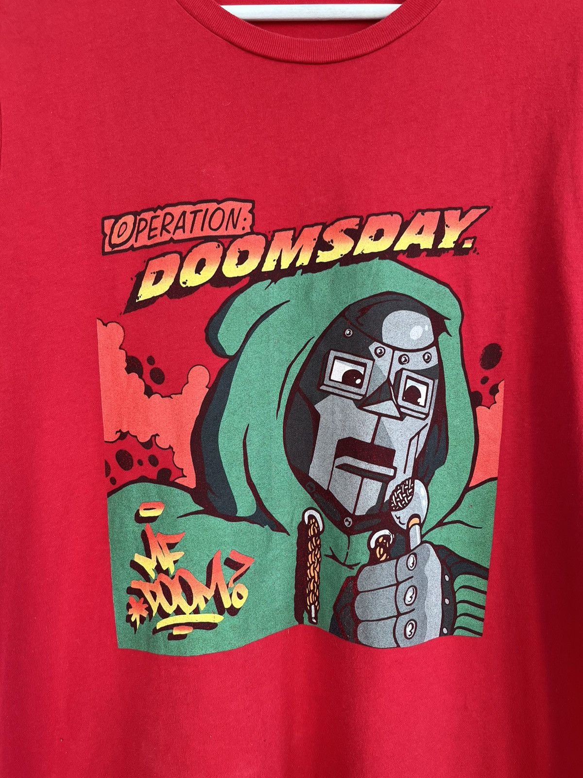 MF Doom MF Doom Operation Doomsday Red Tee Size US M / EU 48-50 / 2 - 2 Thumbnail