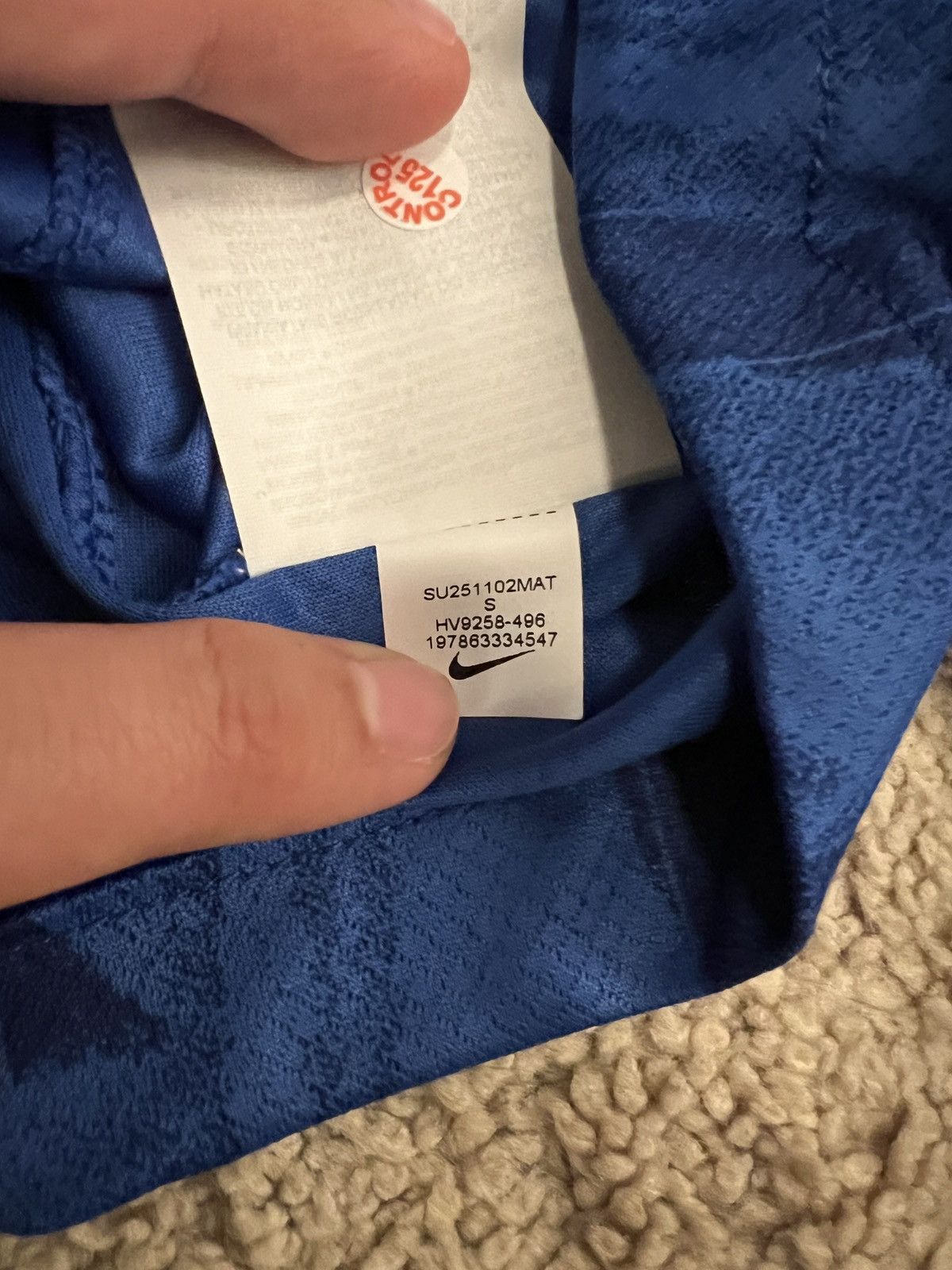 Chelsea Soccer Cole Palmer Chelsea Nike Home Long Sleeve Shirt 2025-2026 Size US S / EU 44-46 / 1 - 4 Thumbnail