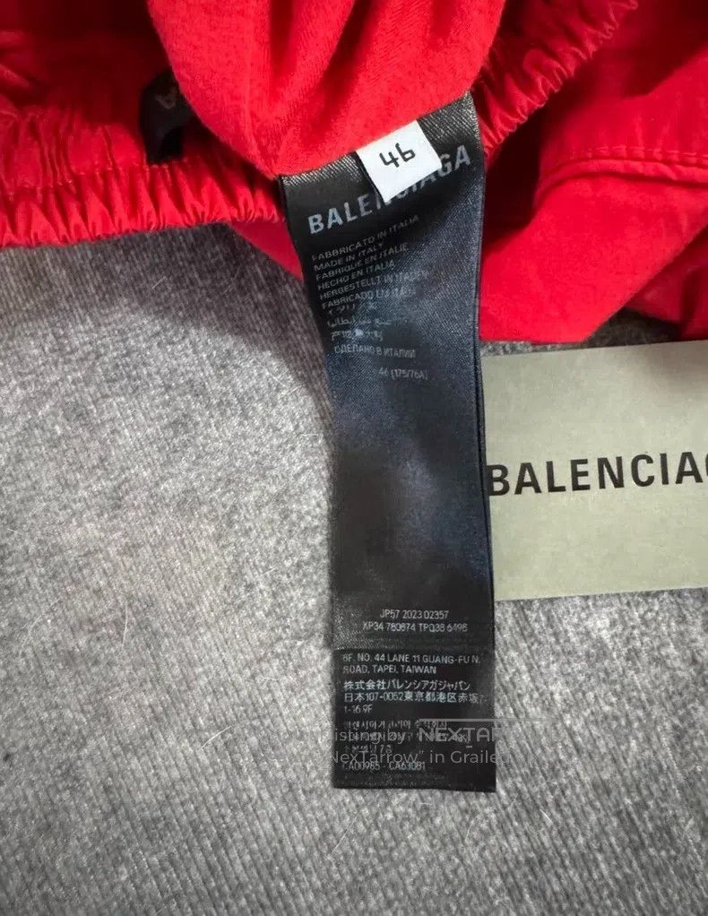 Balenciaga Balenciaga Soccer Collab Red Nylon Series Sport Pants Size US 30 / EU 46 - 4 Thumbnail