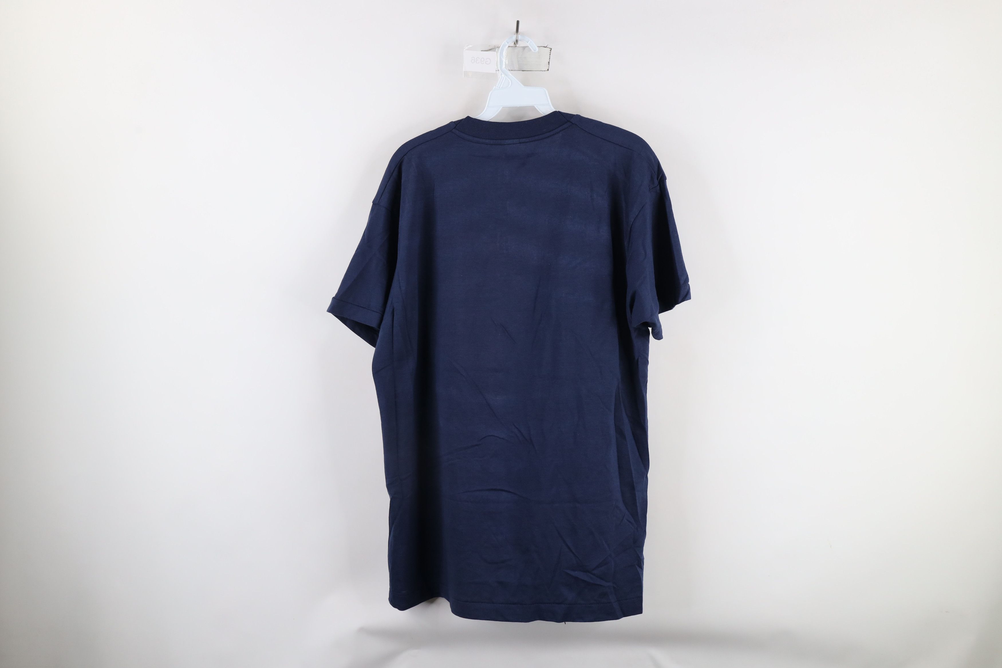 Vintage NOS Vintage 80s Local 20 Teamsters Union T-Shirt Blue USA Size US XL / EU 56 / 4 - 10 Thumbnail