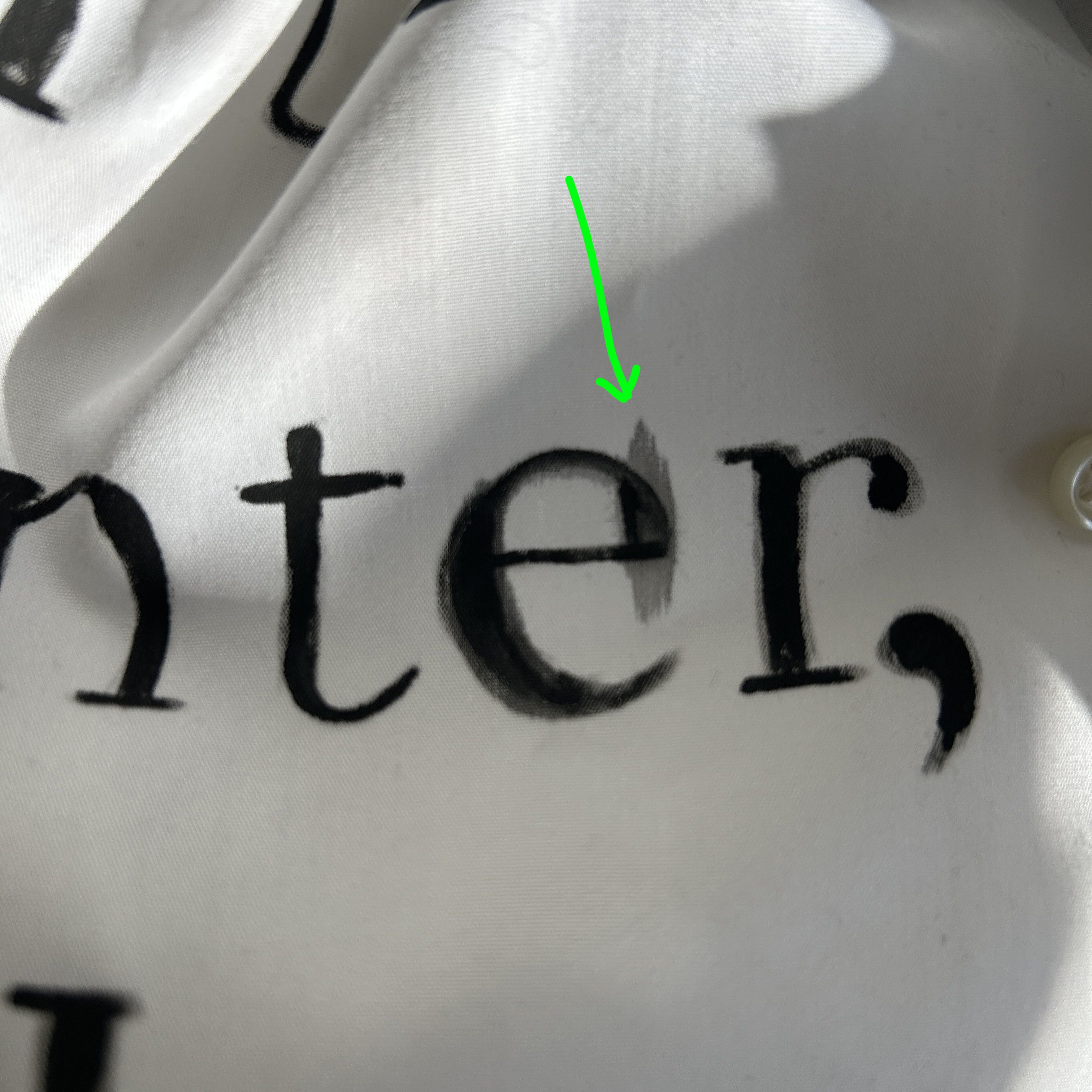 Custommade Upcycled White Albert Camus Quote Shirt Size M / US 6-8 / IT 42-44 - 6 Thumbnail