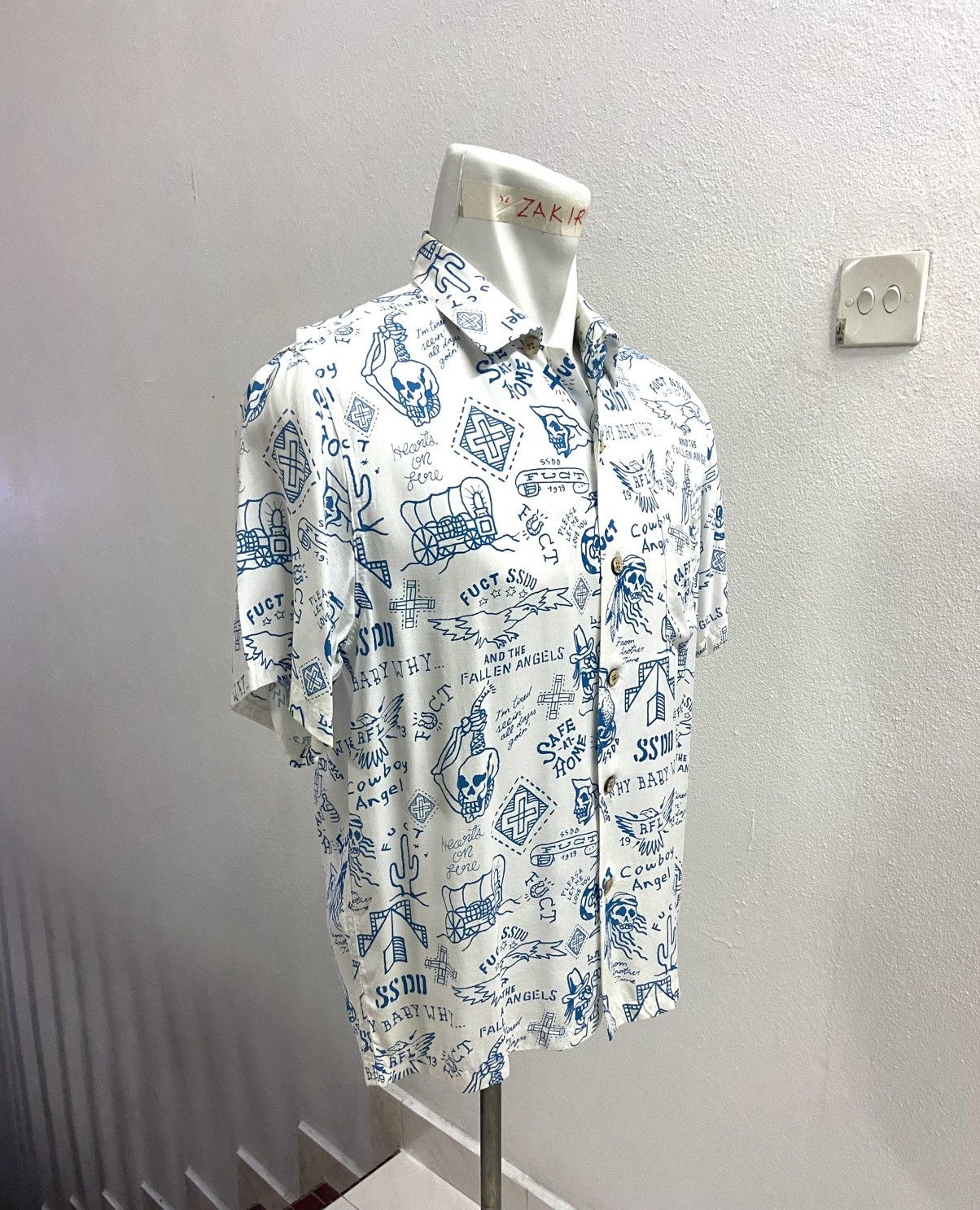 FUCT FUCT SSDD OVERPRINT SHIRT Size US M / EU 48-50 / 2 - 2 Thumbnail
