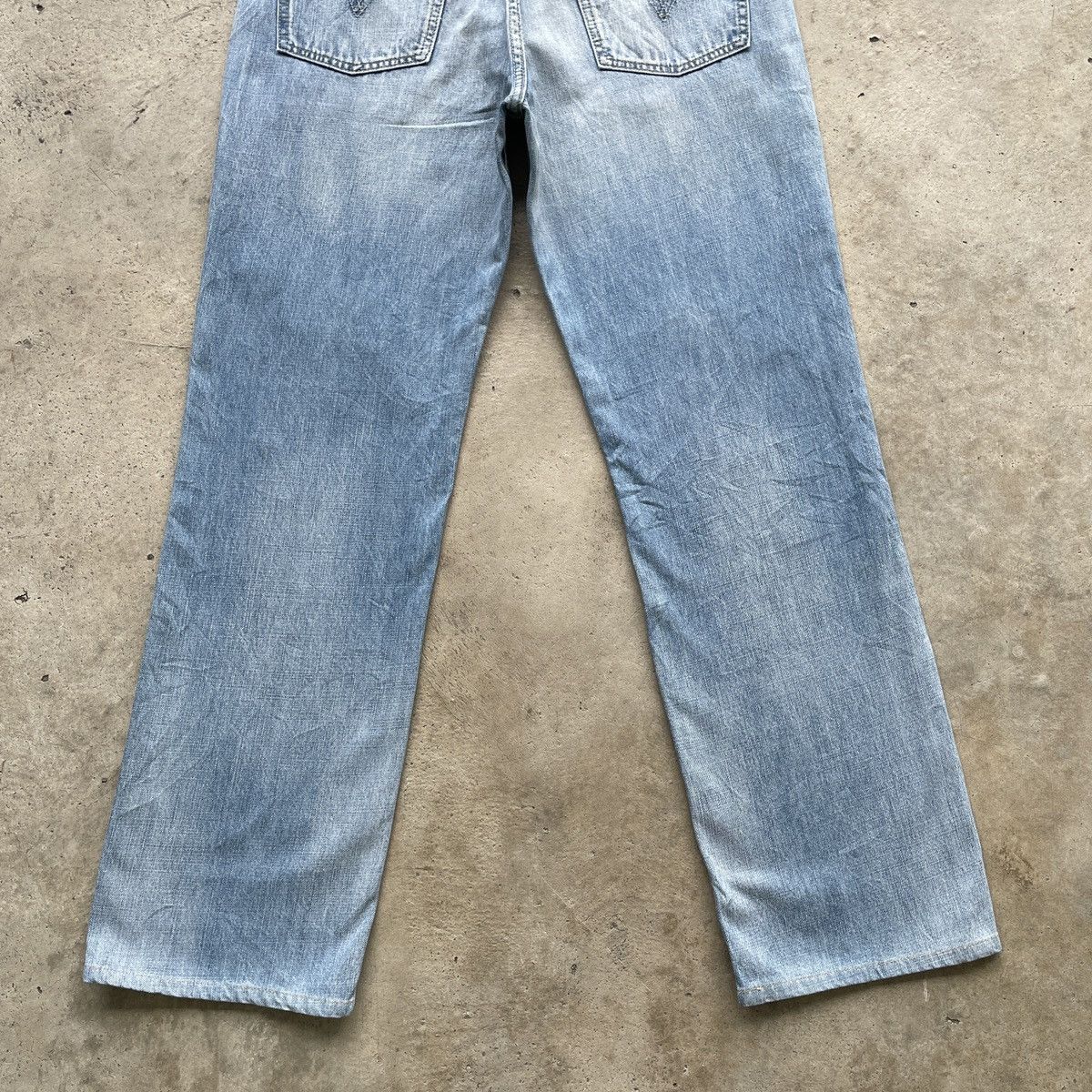 Levi's Levi’s 502 Light Wash Blue Distressed Jeans Pants Faded W34 Size US 34 / EU 50 - 13 Thumbnail