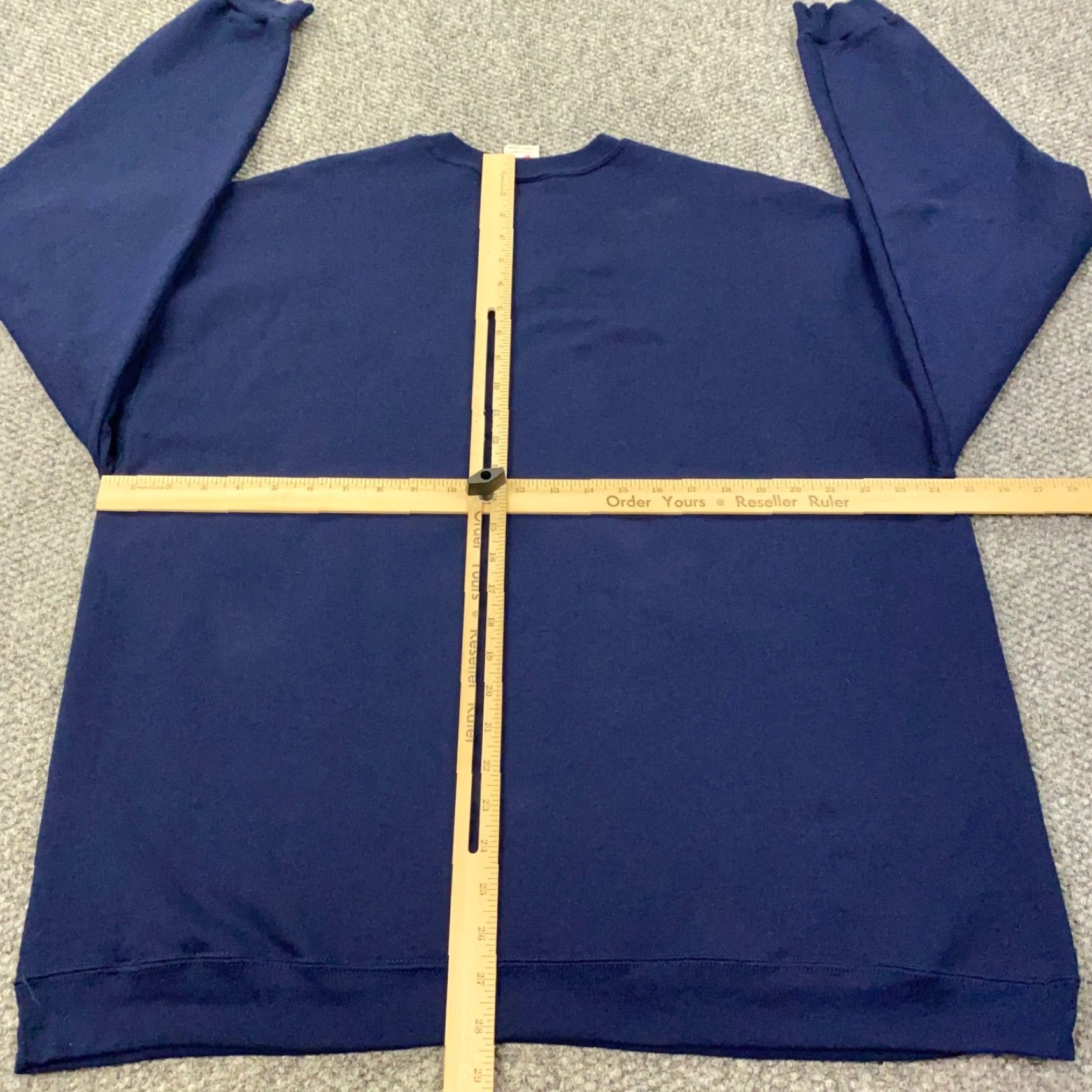 Hanes VINTAGE Hanes Sweatshirt Pullover Crew Neck Fleece Blue XL Mens Size US XL / EU 56 / 4 - 6 Thumbnail