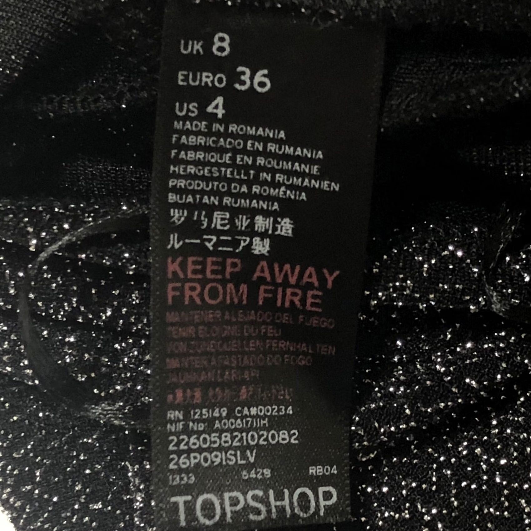 Topshop Topshop Romper Playsuit Petite UK 8 Women’s BNWT Black Mix Sleeveless Zip One-Piece Casual Size 30" / US 8 / IT 44 - 7 Thumbnail