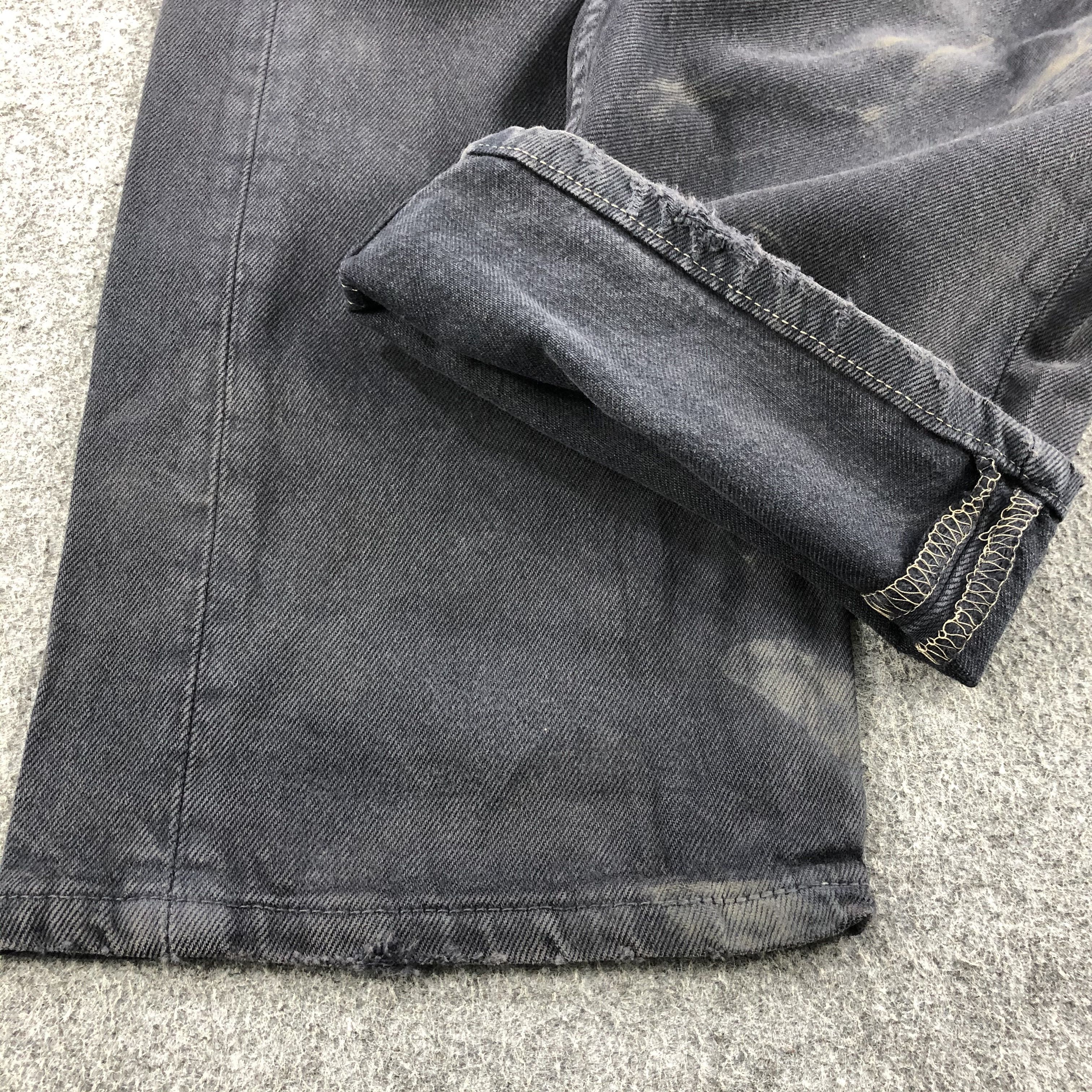 Levi's Vintage 90s Ripped Levis 501 Earth Tone Jeans-J1414 Size US 34 / EU 50 - 7 Thumbnail