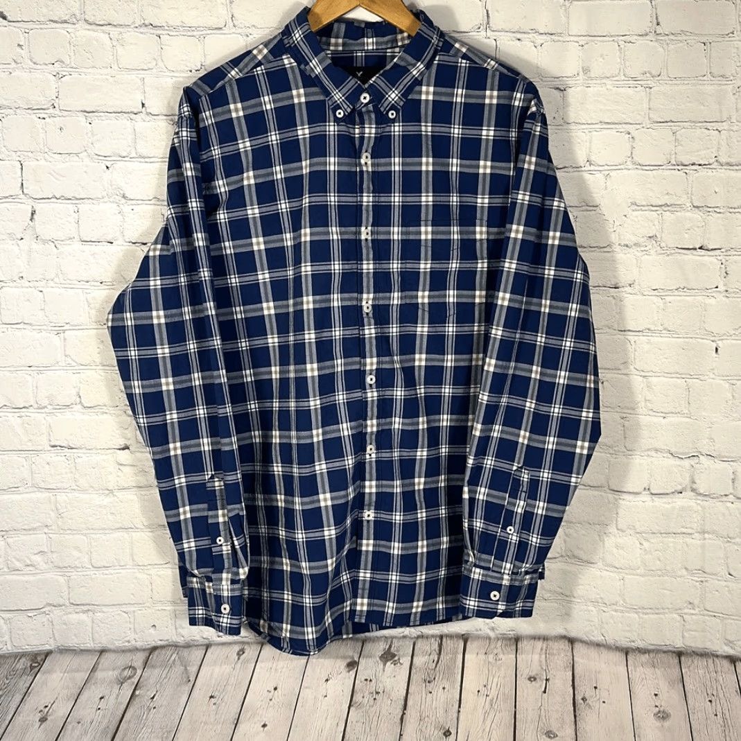 American Eagle Outfitters American Eagle Men’s Plaid Button Down Shirt XL Classic Fit Seriously Soft Size US XL / EU 56 / 4 - 2 Thumbnail