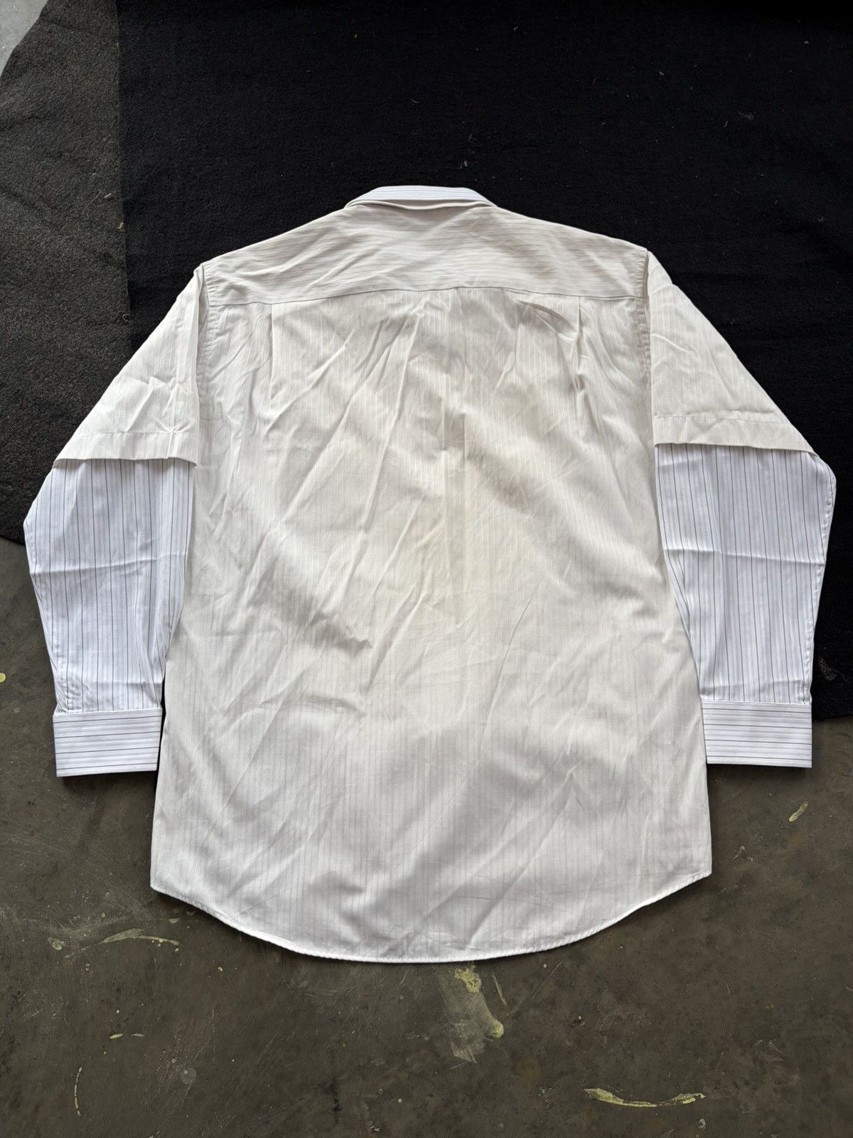 Balenciaga Balenciaga double layered vintage shirt button Size US L / EU 52-54 / 3 - 3 Thumbnail