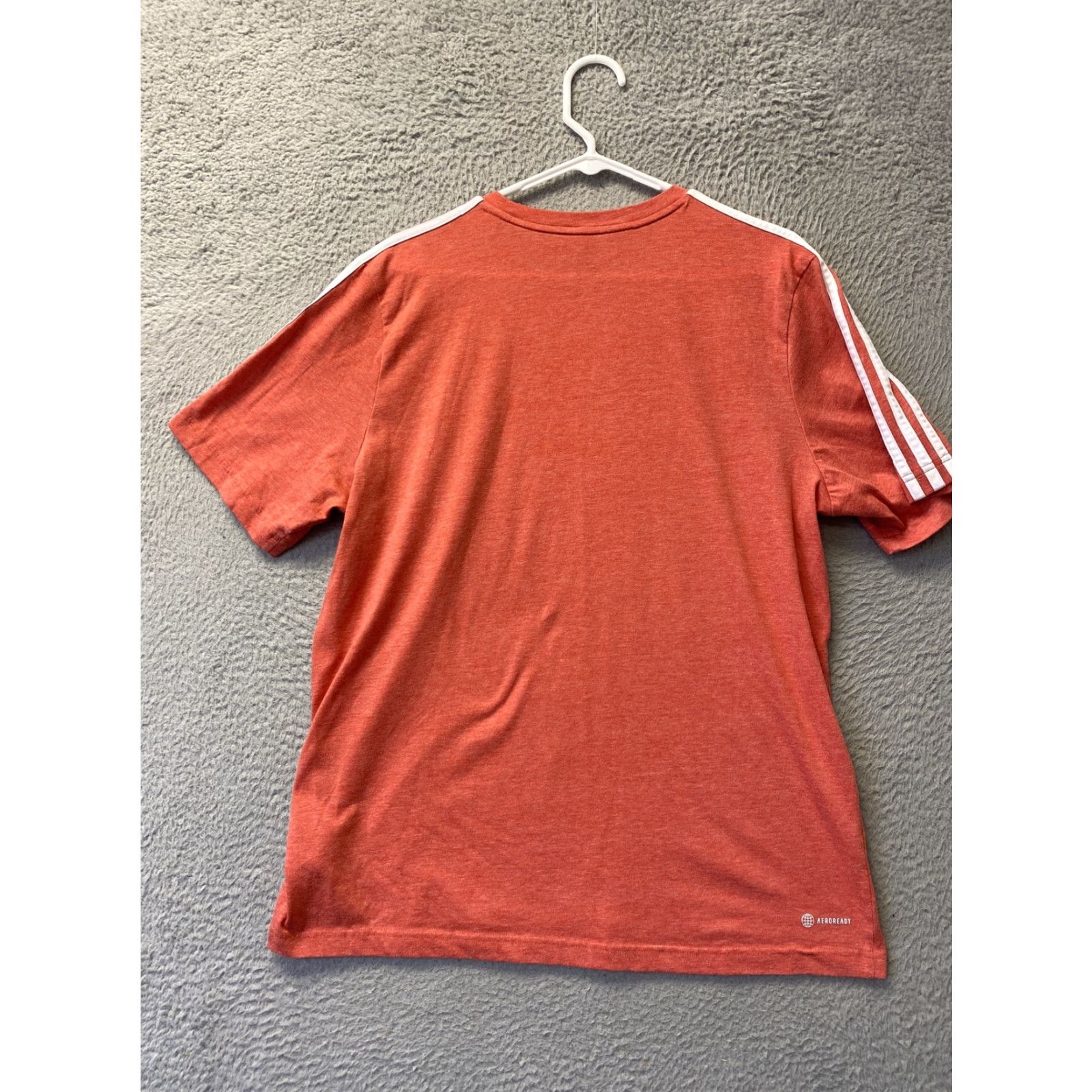 Adidas Adidas Climalite Logo T Shirt mens L Brick Active Athletic sports 112-15 Size US L / EU 52-54 / 3 - 6 Thumbnail